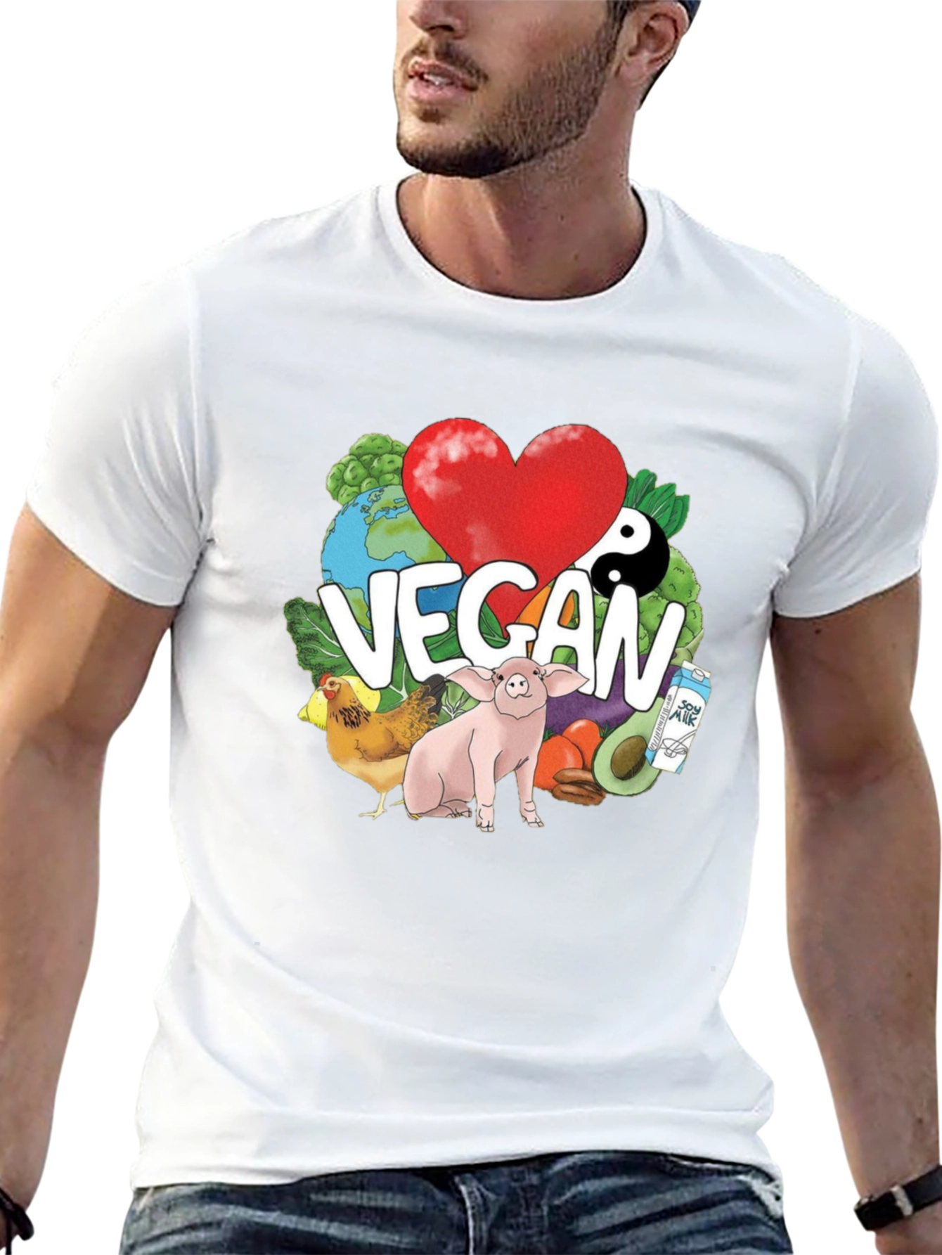 Vegan T-Shirt - Animal Lover Tee