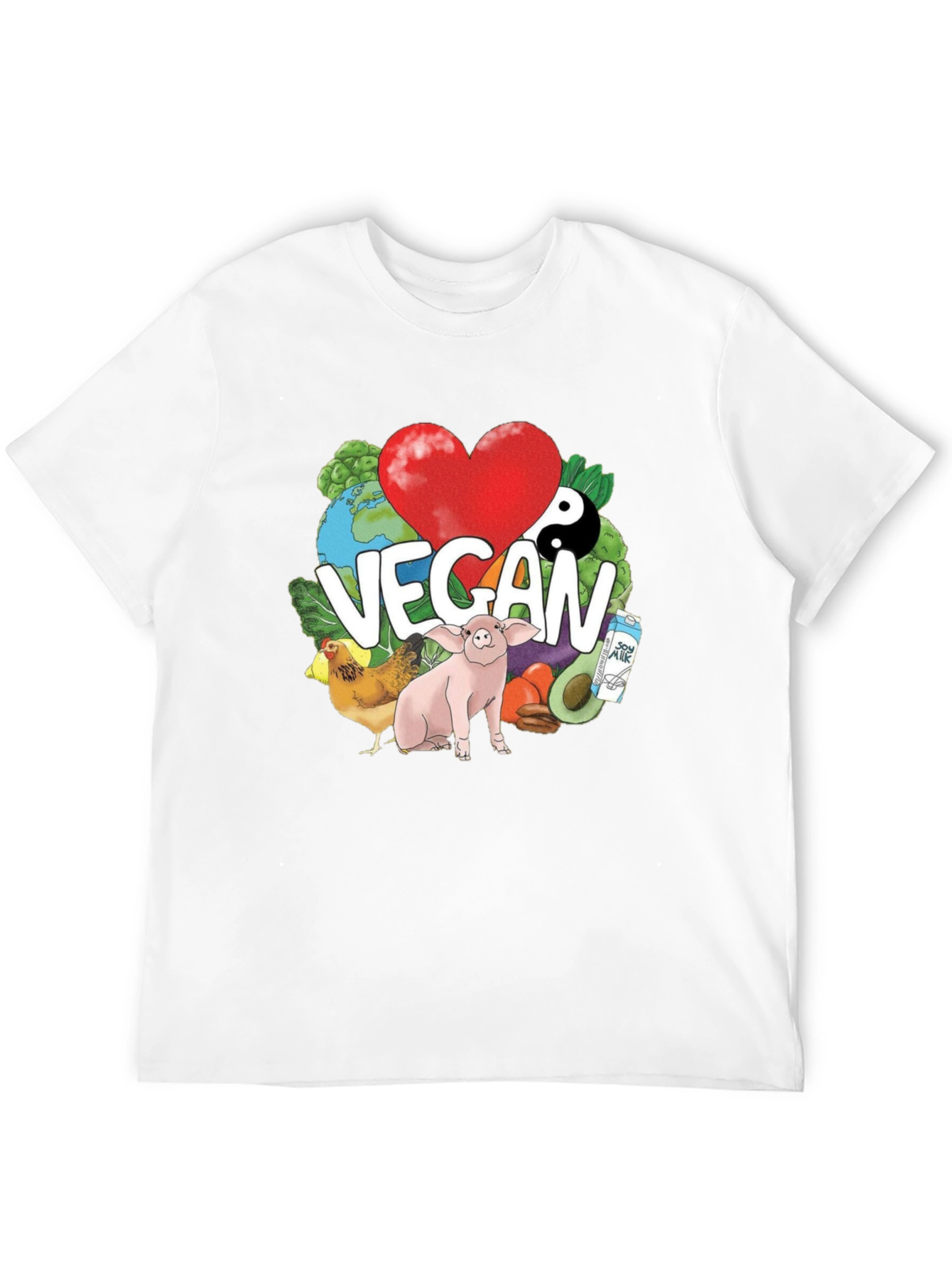 Vegan T-Shirt - Animal Lover Tee