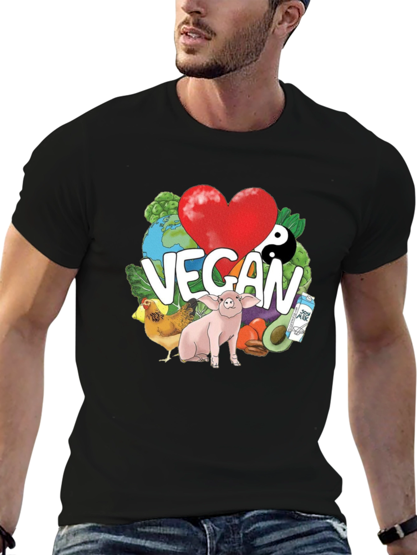 Vegan T-Shirt - Animal Lover Tee