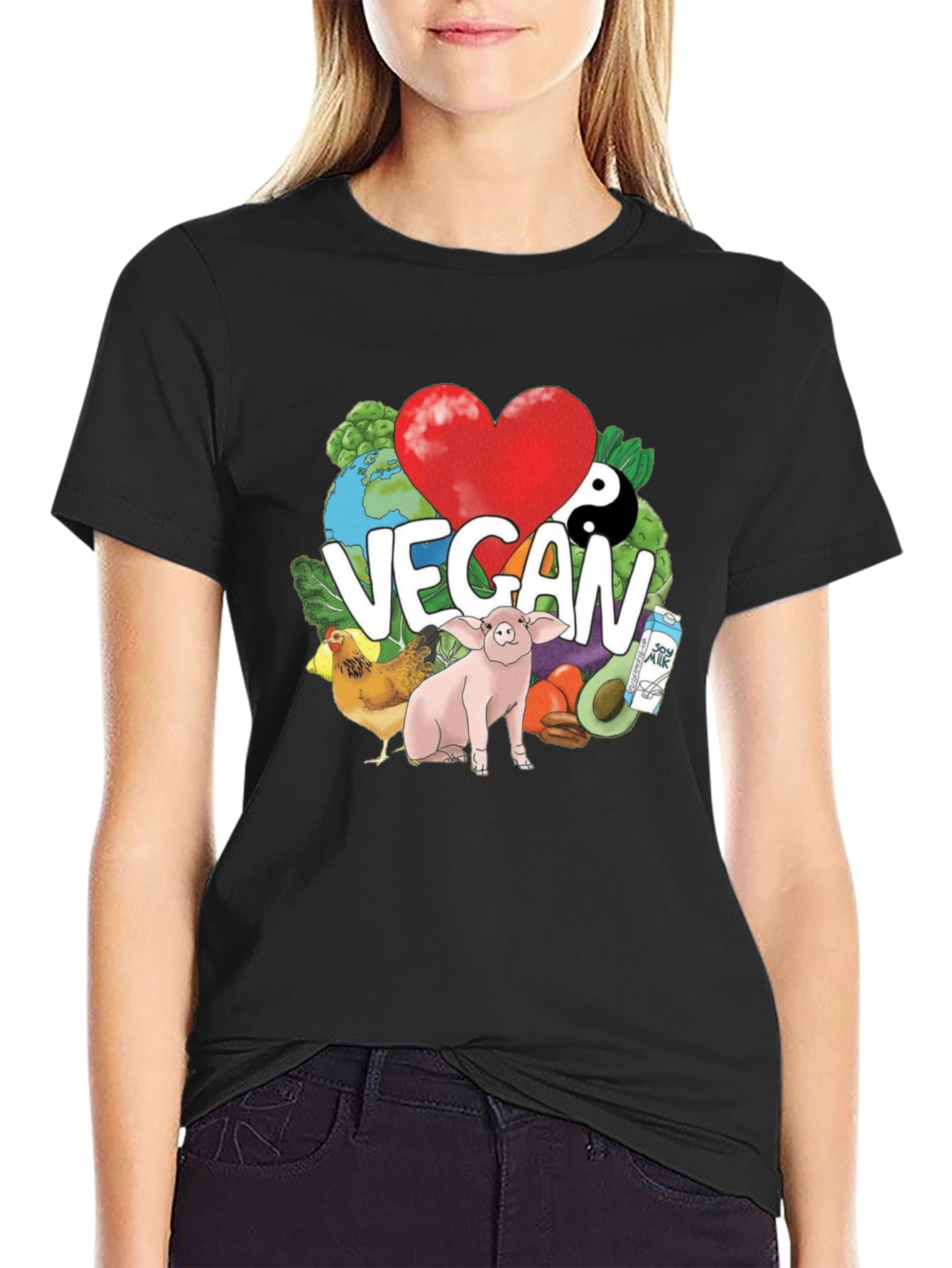Vegan T-Shirt - Animal Lover Tee