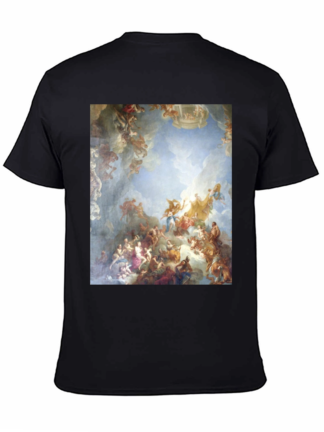Renaissance Art Print Tee - Black
