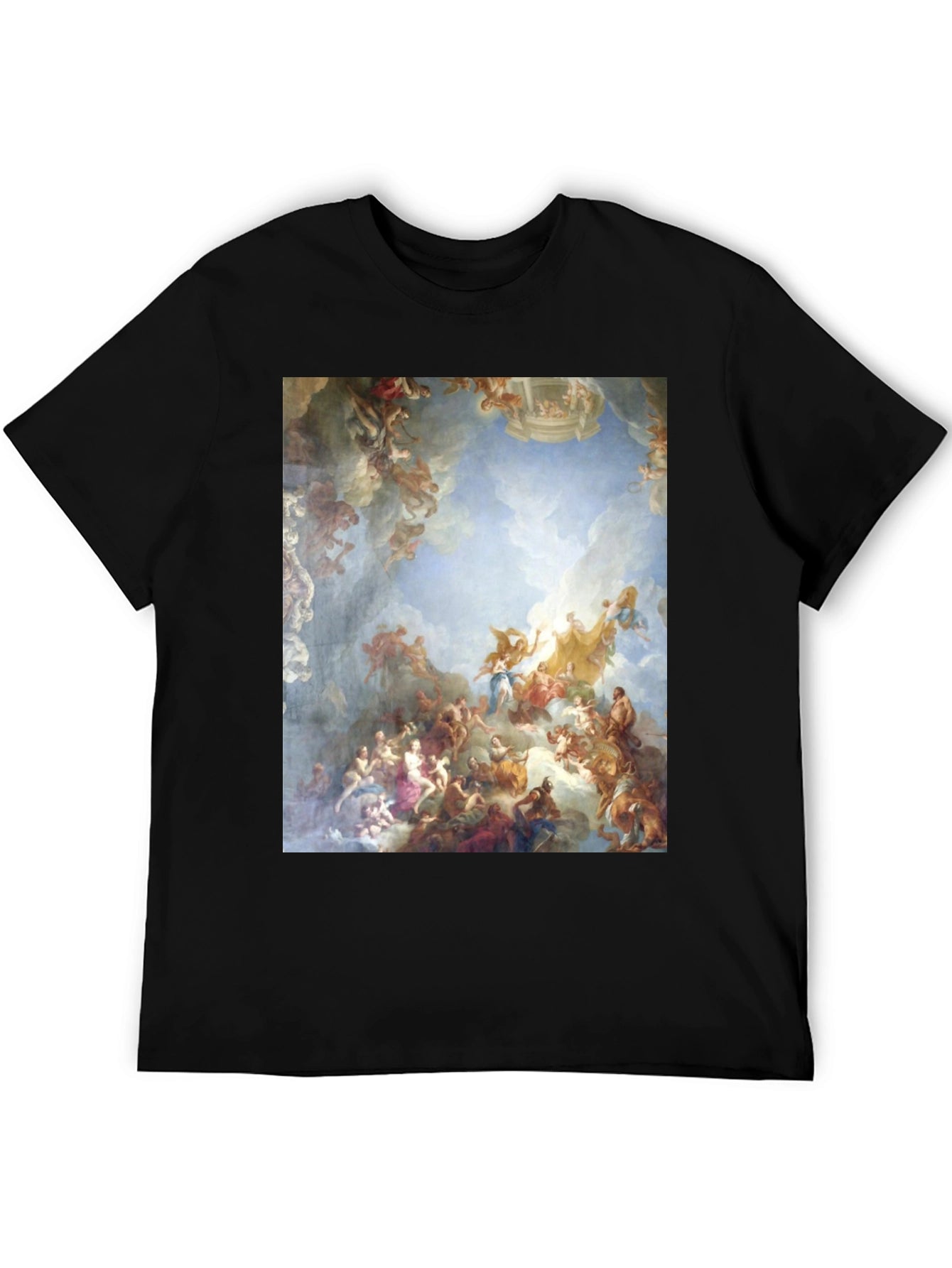 Renaissance Art Print Tee - Black