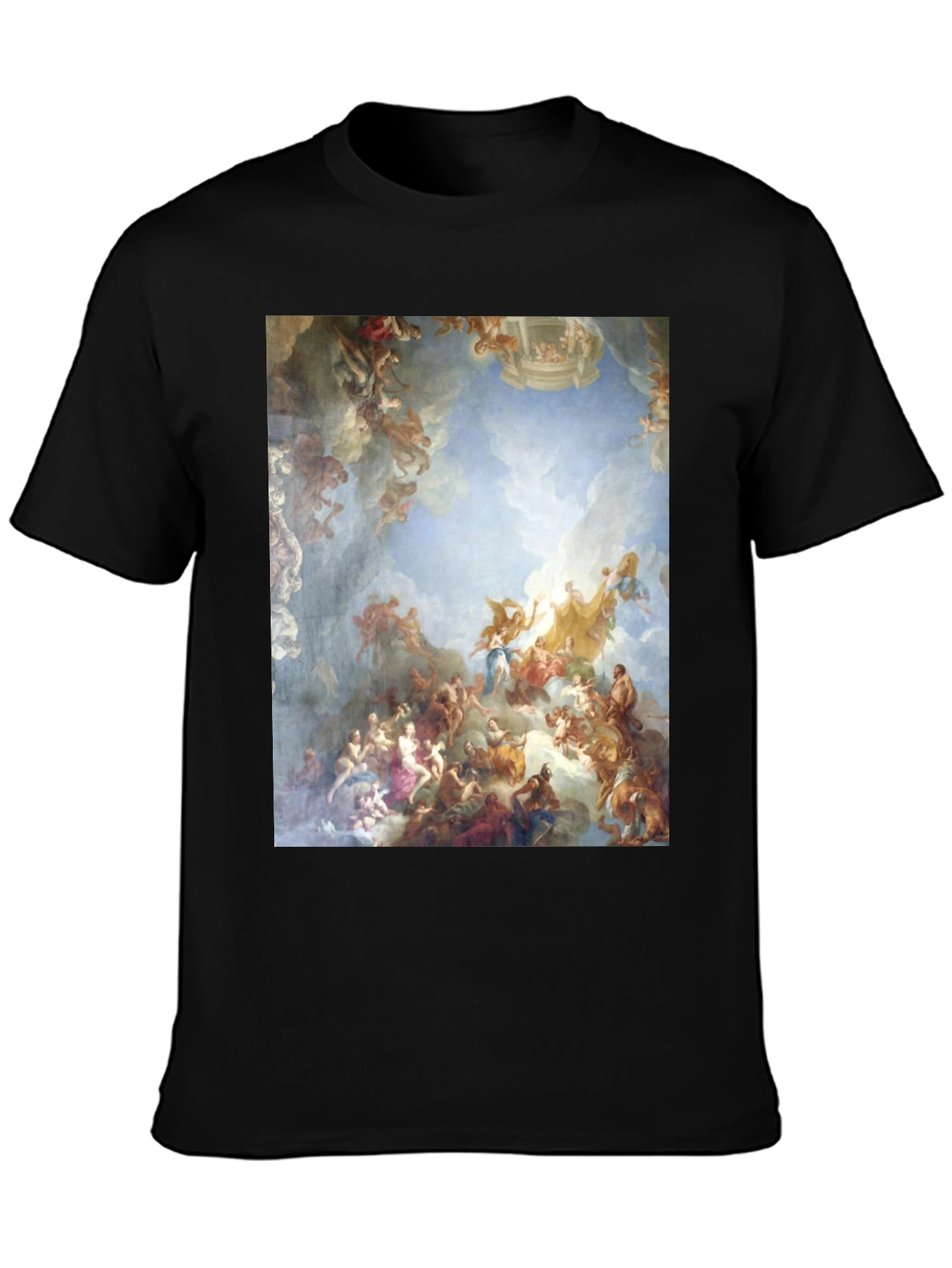 Renaissance Art Print Tee - Black
