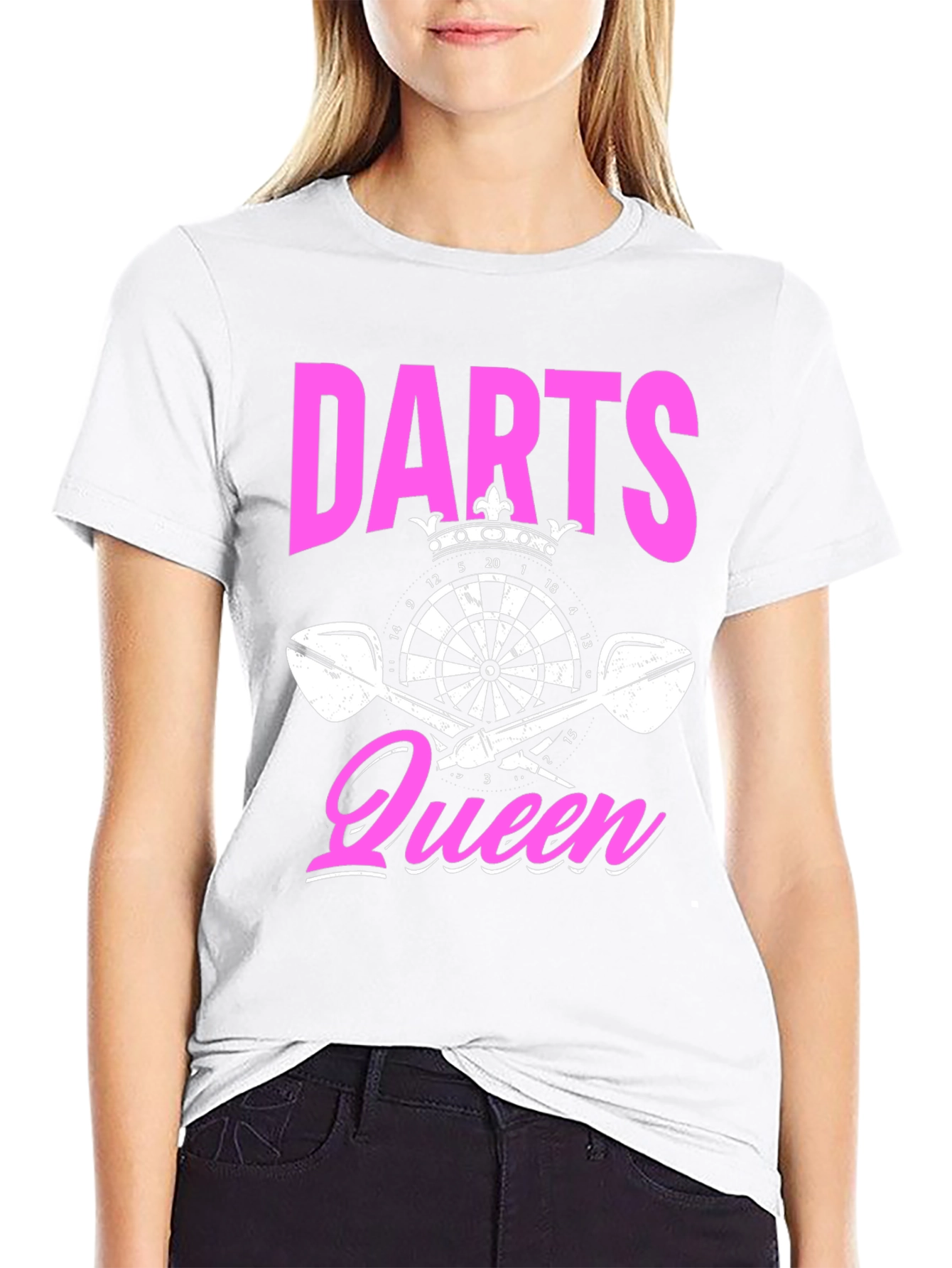 Darts Queen Black T-Shirt