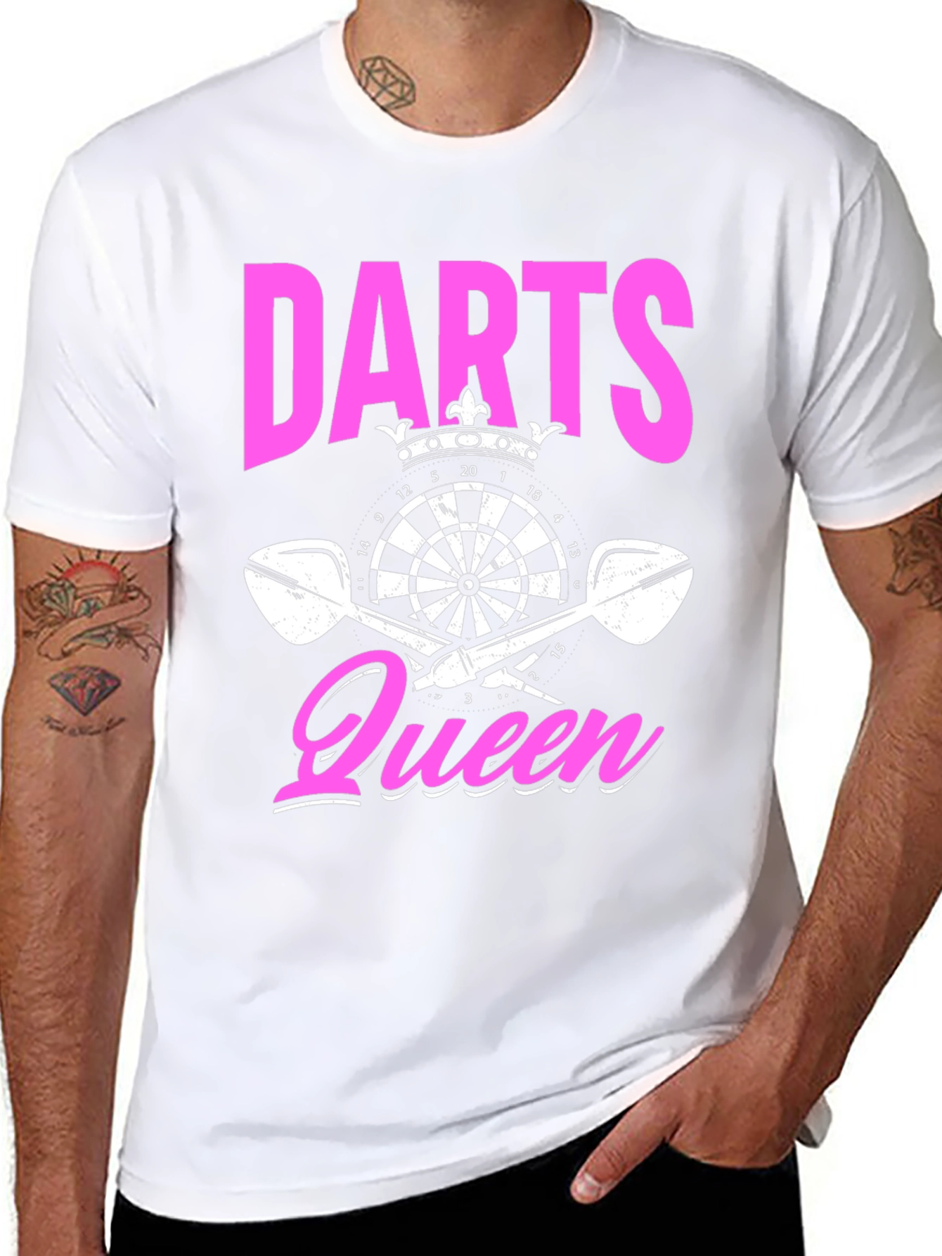 Darts Queen Black T-Shirt