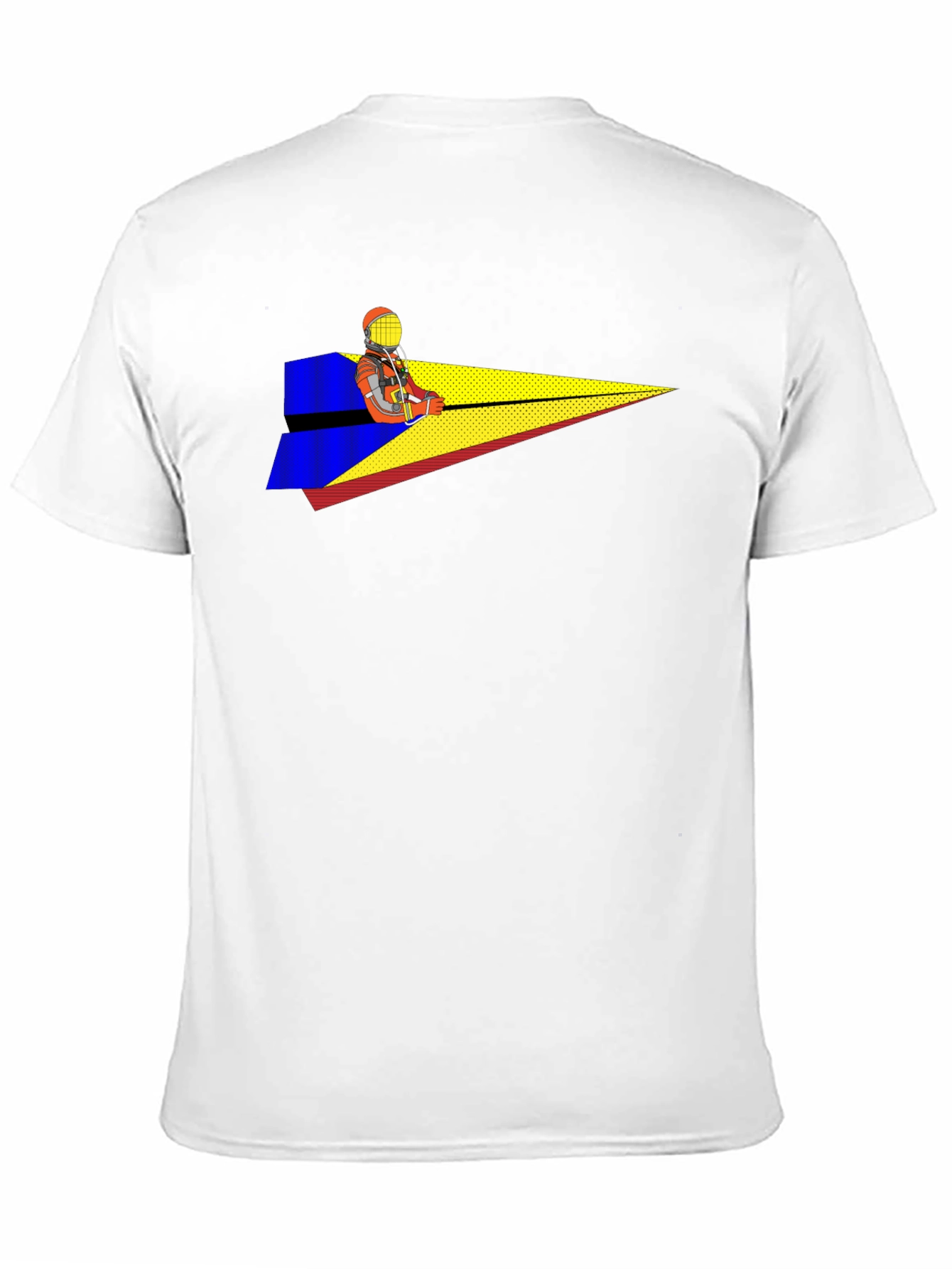 Pilot Paper Airplane T-Shirt - Black
