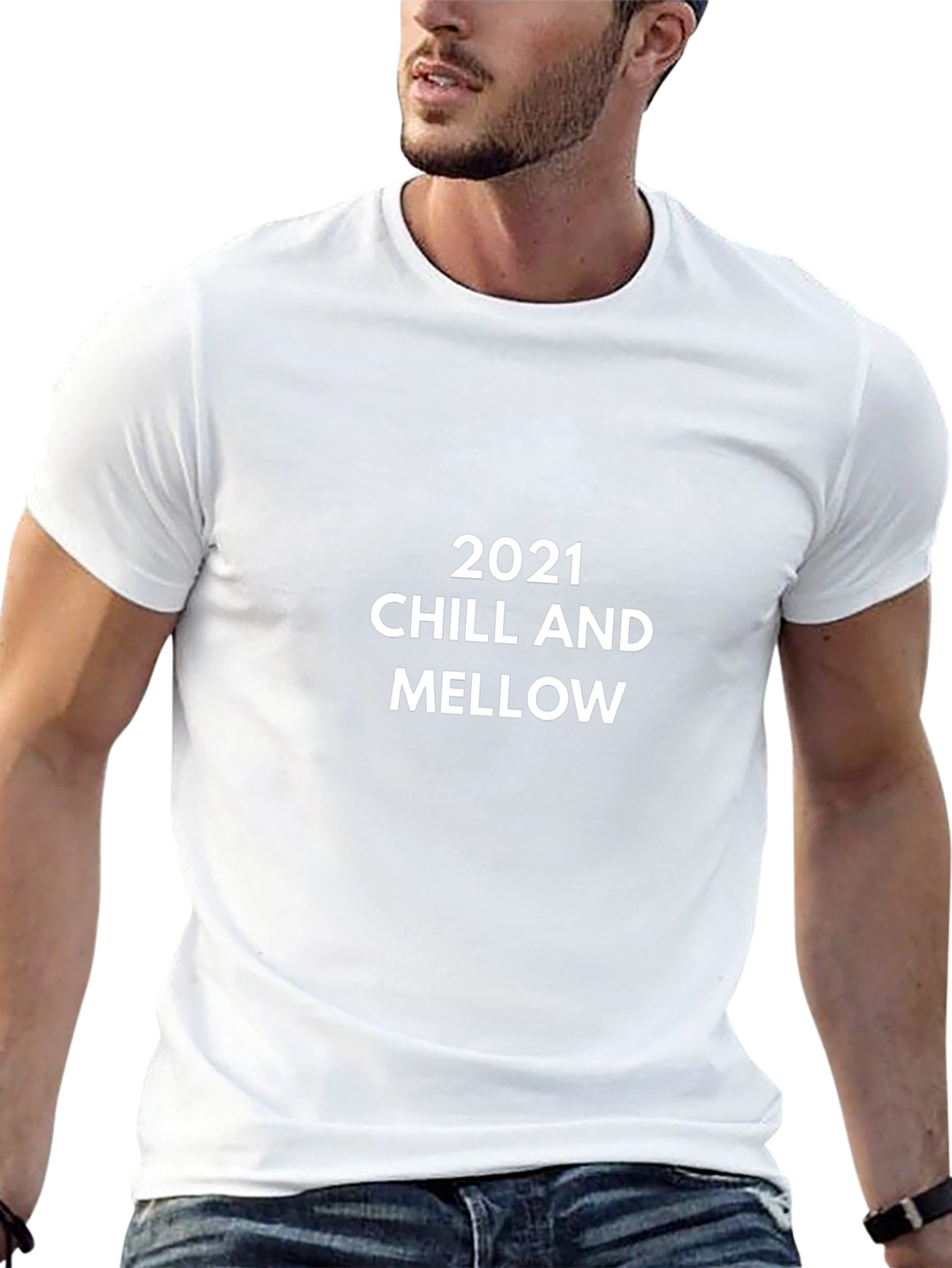 2021 Chill and Mellow Black T-Shirt