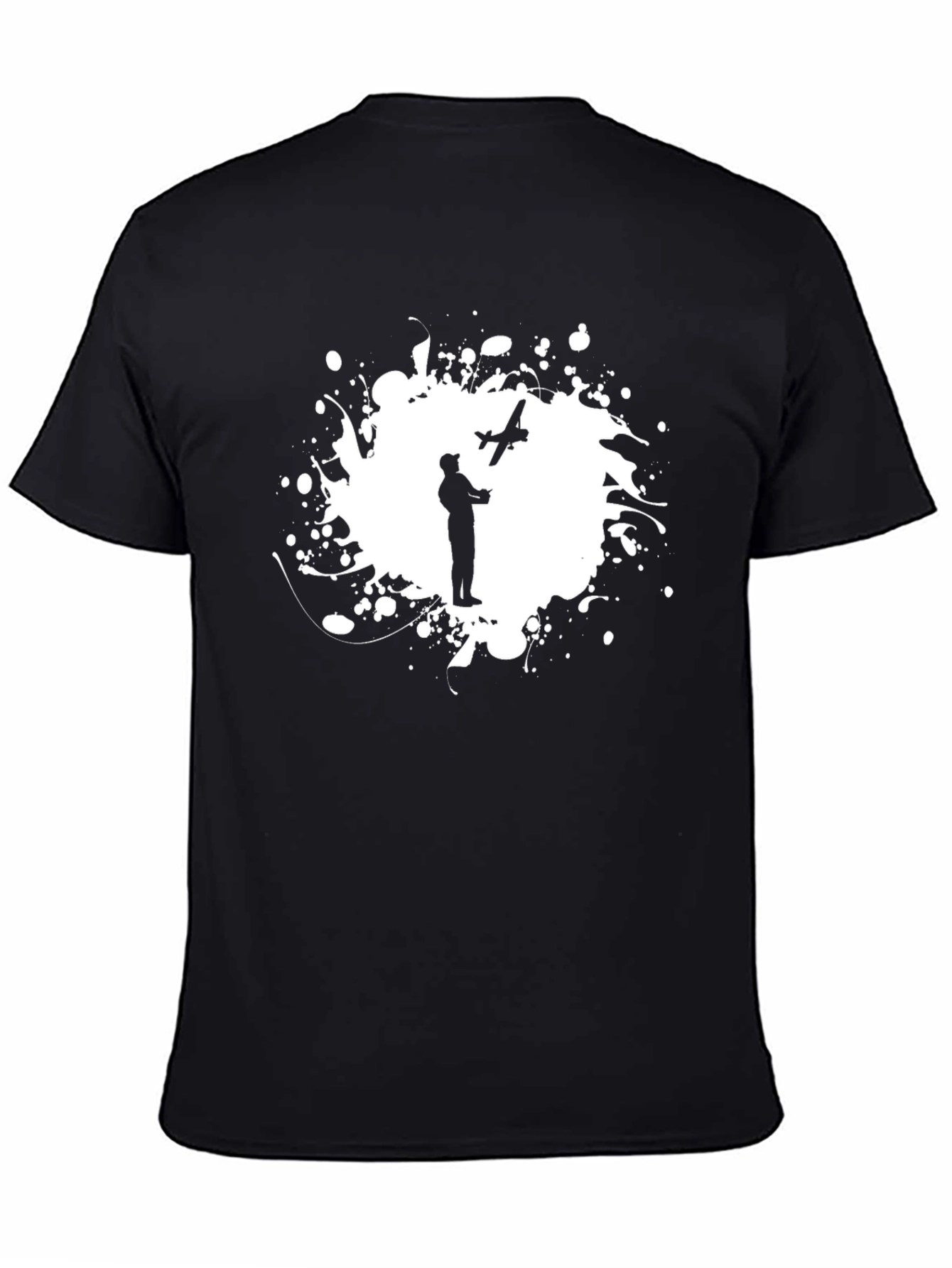 Pilot Plane Black T-Shirt - Aviation Apparel