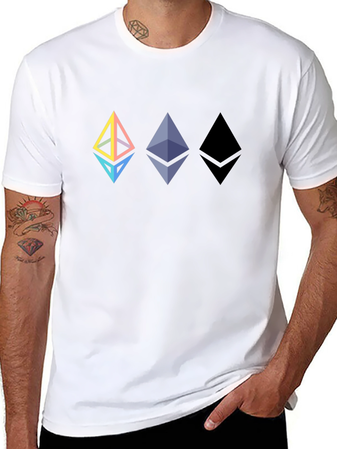 Ethereum Evolution Graphic Tee - Crypto Style