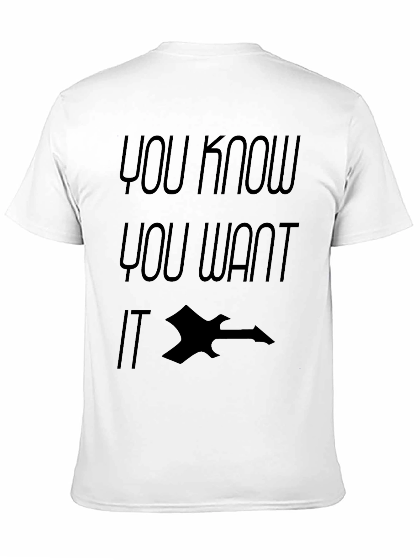 You Know You Want It Graphic Tee - Black