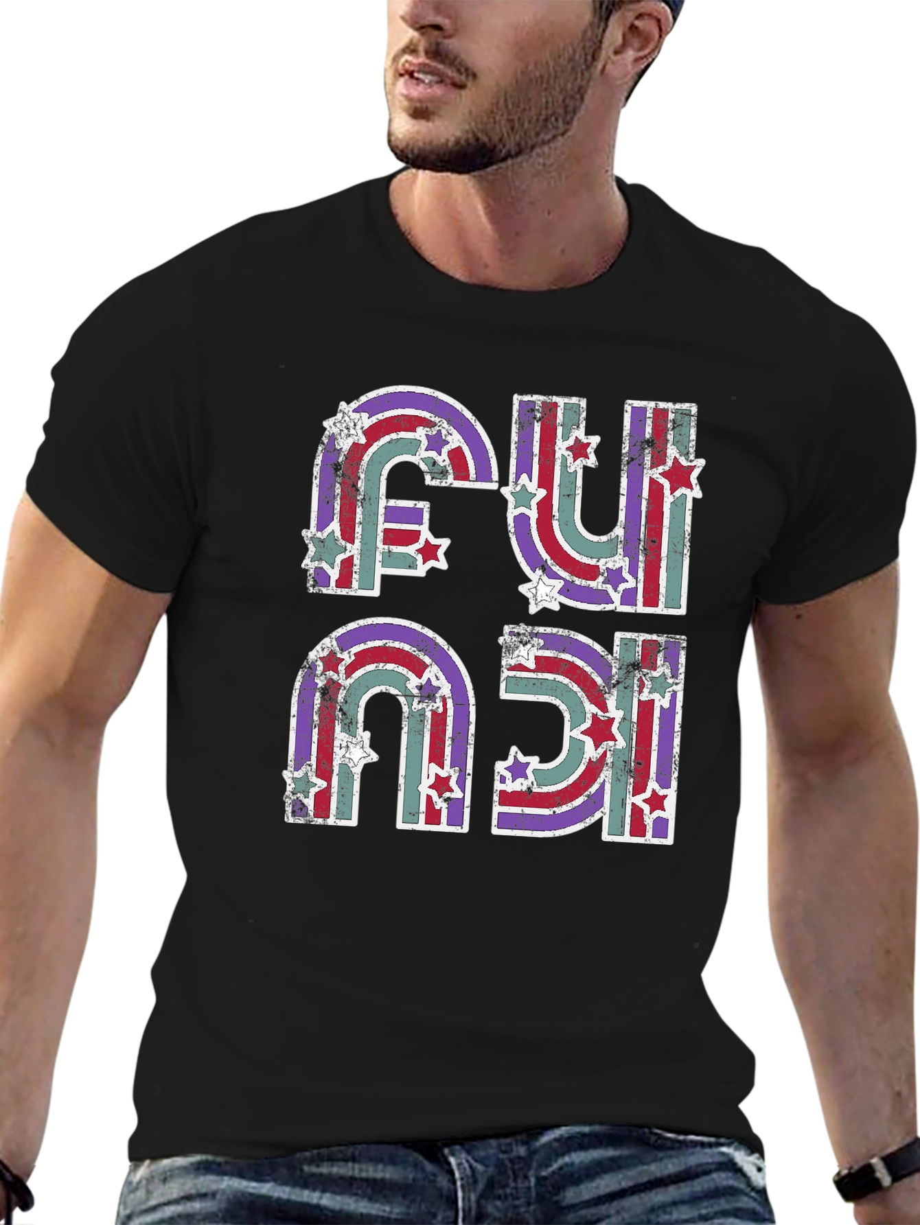 Retro Fun USA Graphic T-Shirt