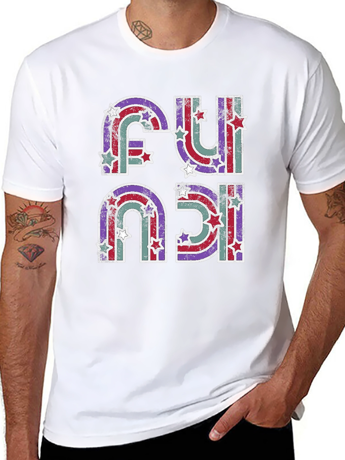 Retro Fun USA Graphic T-Shirt