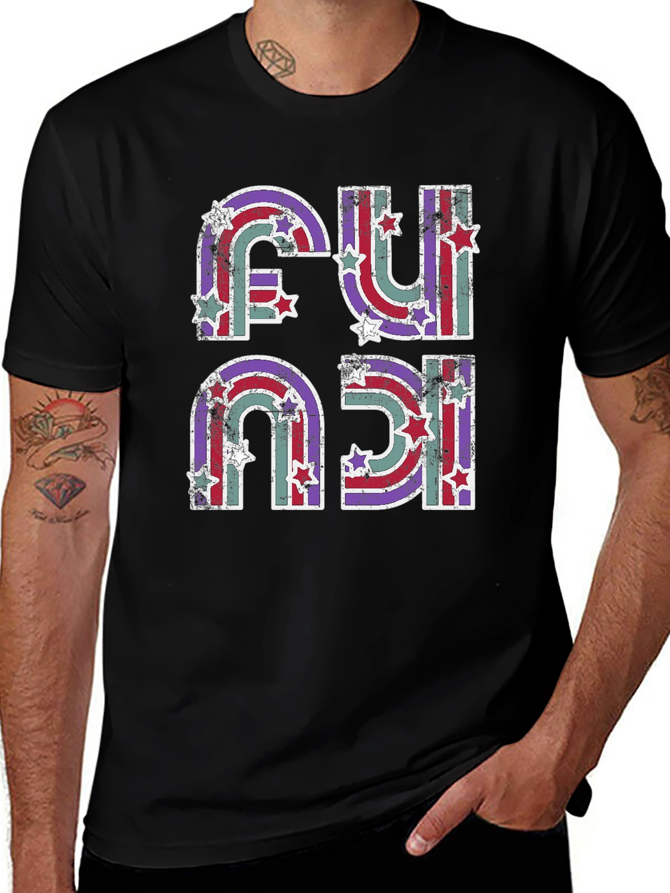 Retro Fun USA Graphic T-Shirt