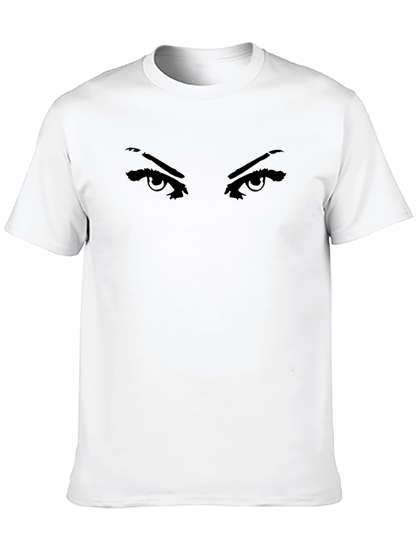 Intriguing Eyes Black T-Shirt