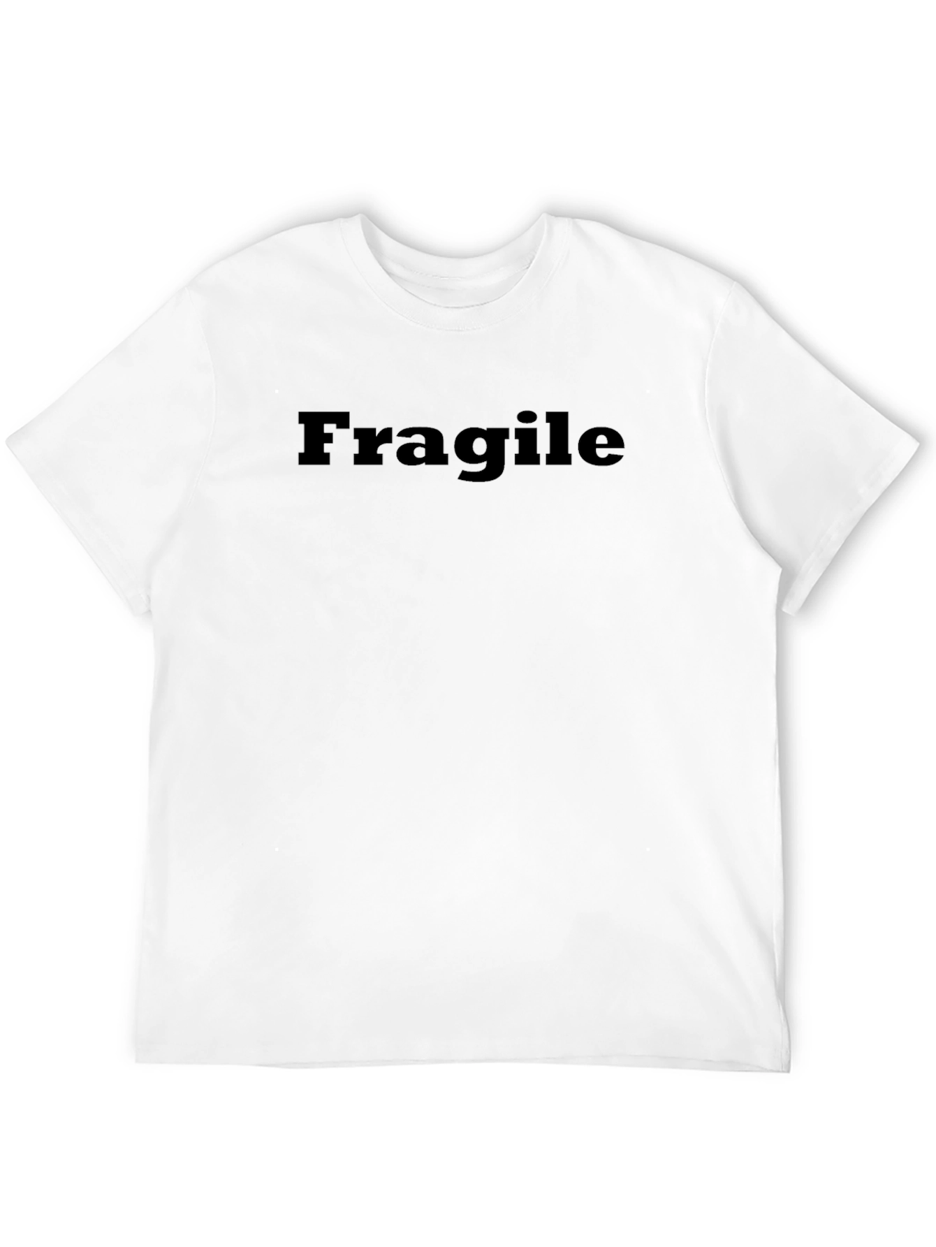 Fragile Graphic Tee - Classic Crew Neck
