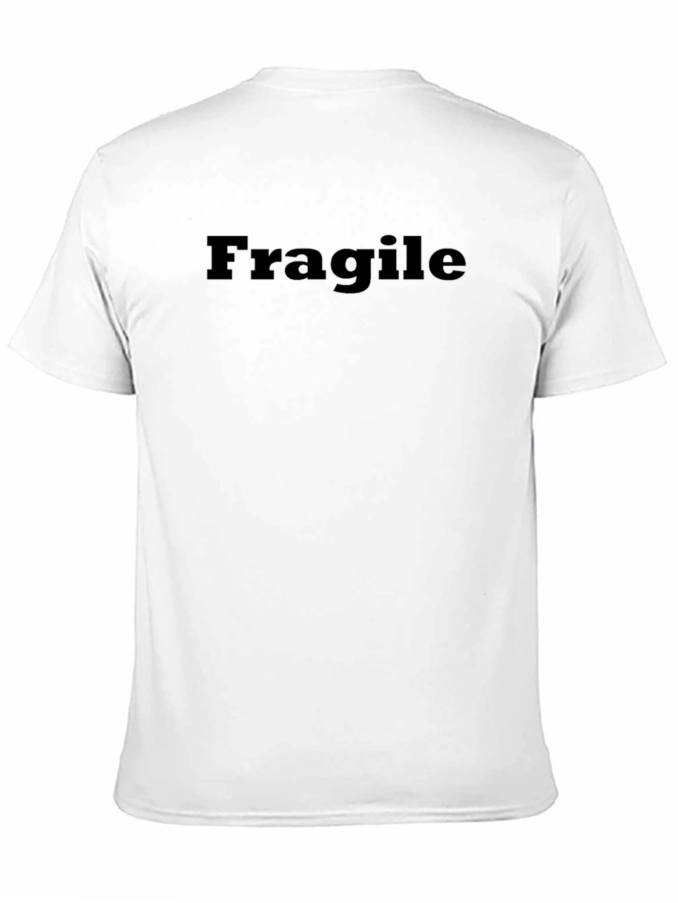 Fragile Graphic Tee - Classic Crew Neck