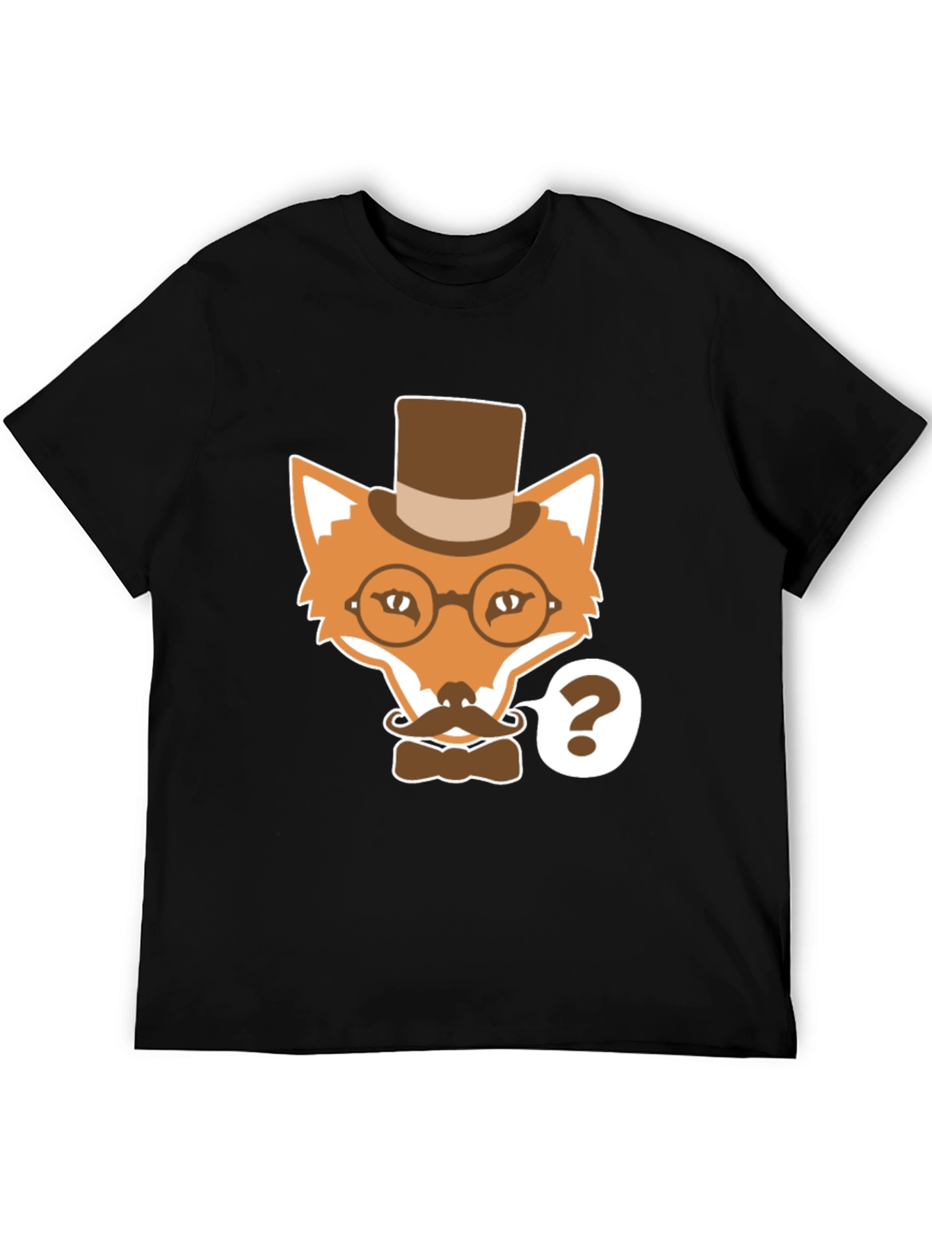 Dapper Fox T-Shirt - Funny Cartoon Animal Tee