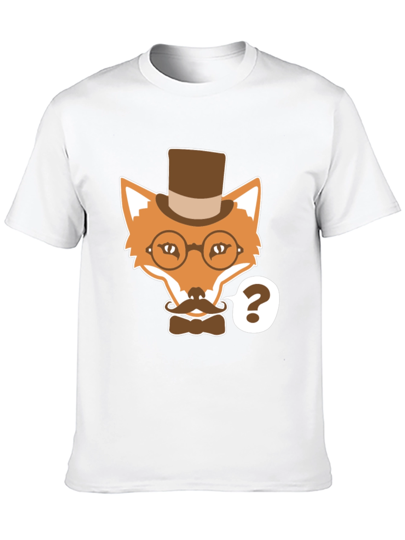 Dapper Fox T-Shirt - Funny Cartoon Animal Tee