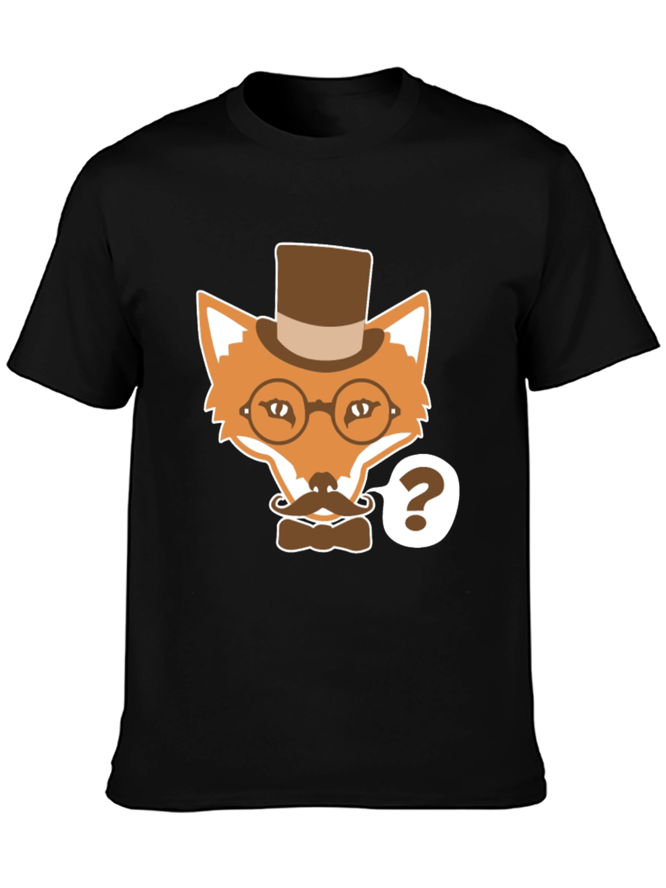 Dapper Fox T-Shirt - Funny Cartoon Animal Tee