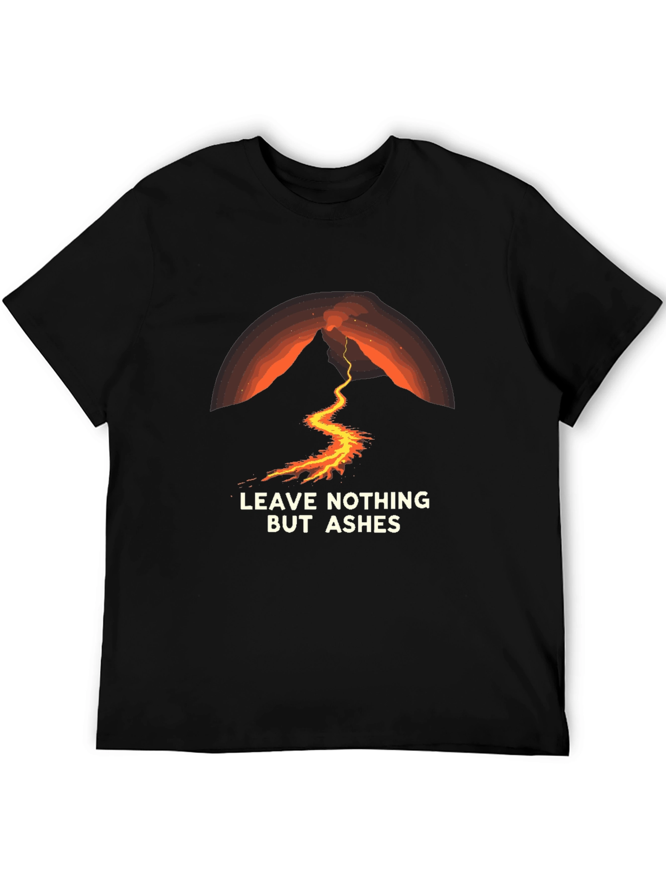 Volcano Ashes Black T-Shirt