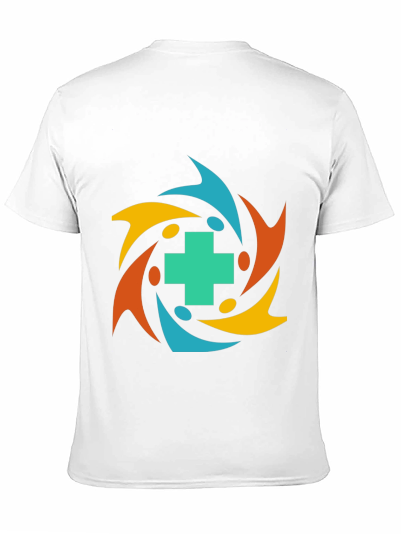 Community Health T-Shirt - Teal Cross Graphic Tee