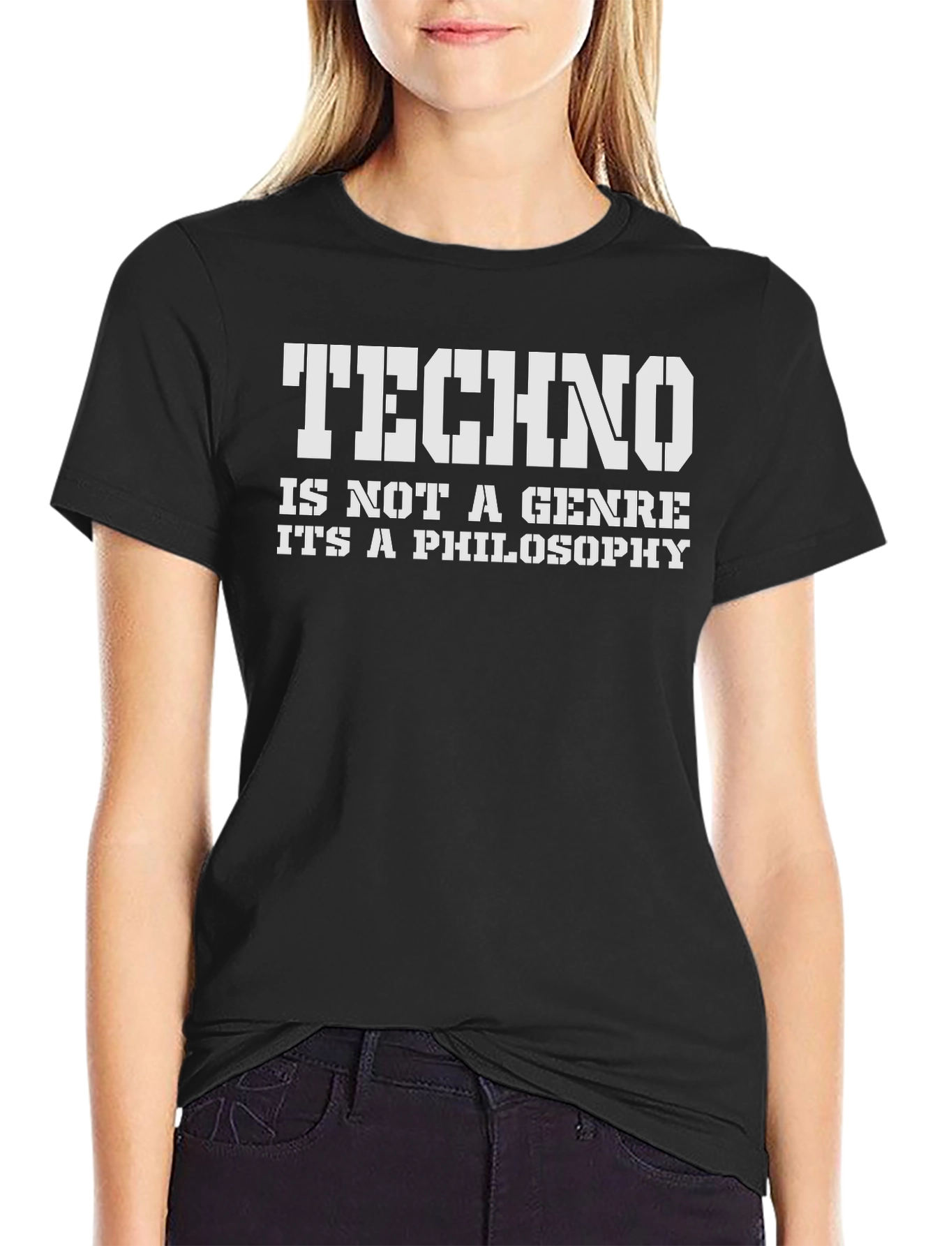 Techno Philosophy Graphic T-Shirt