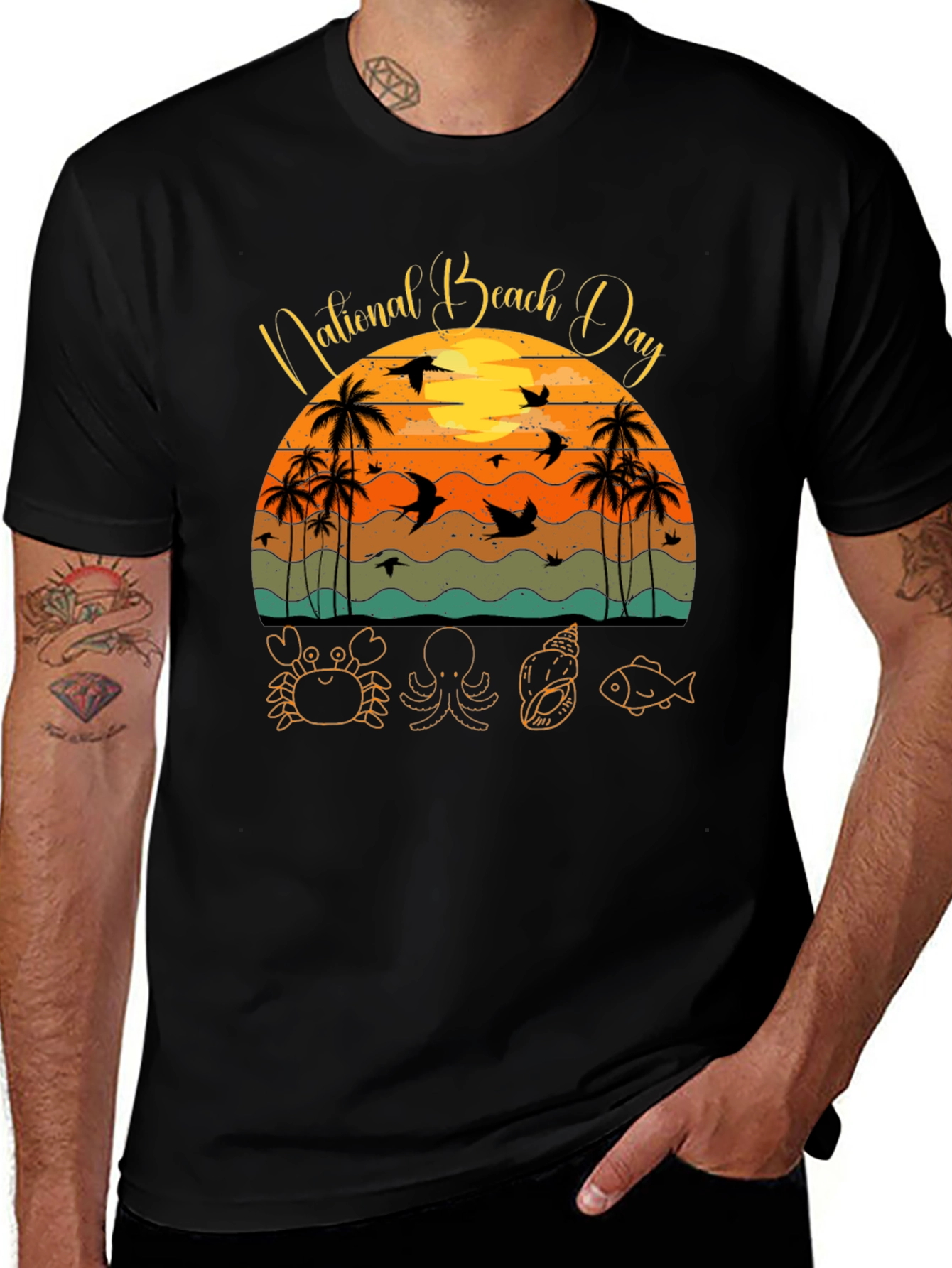 National Beach Day Graphic Tee