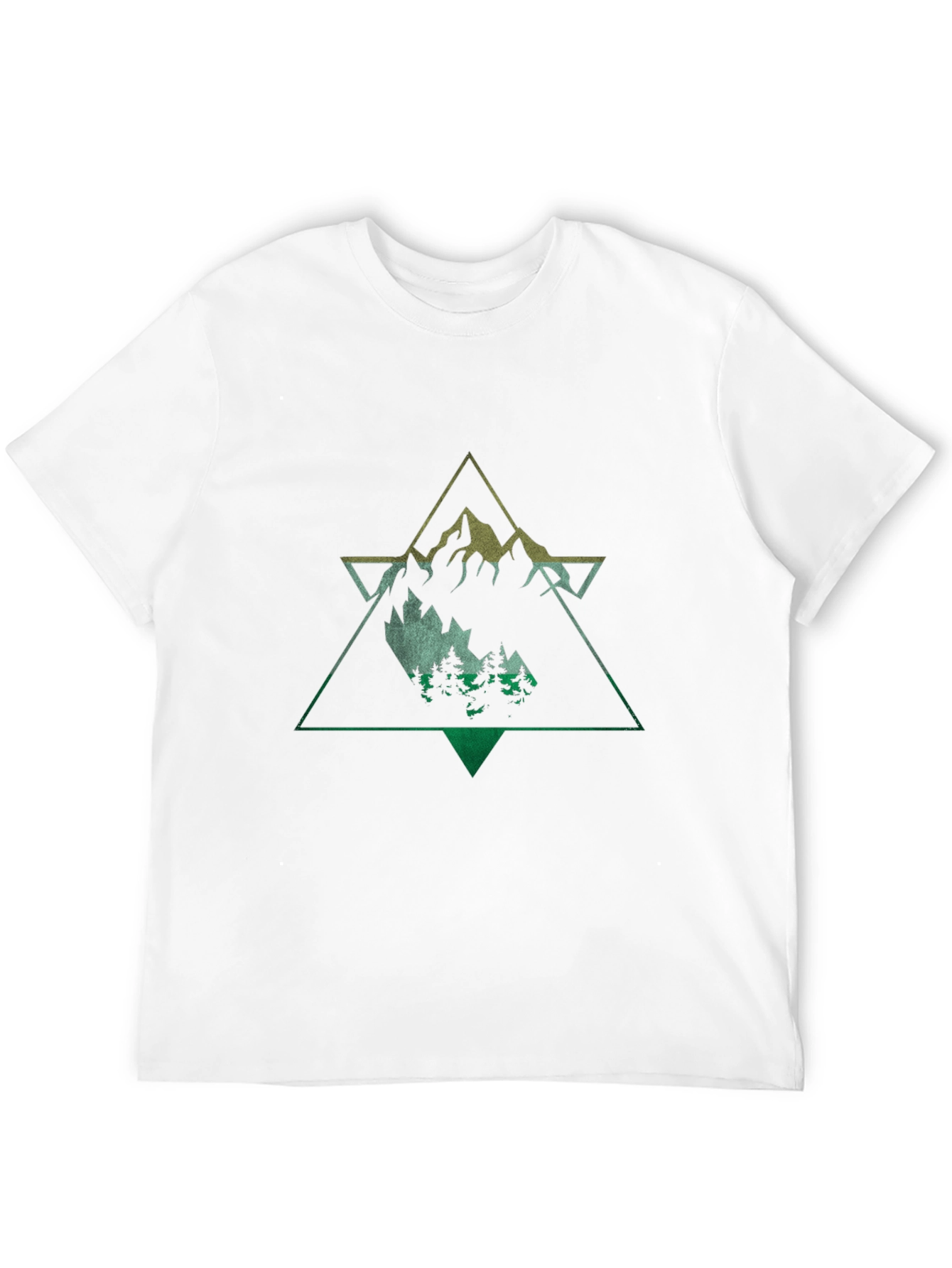 Mountain Graphic Black Tee for Nature Lovers