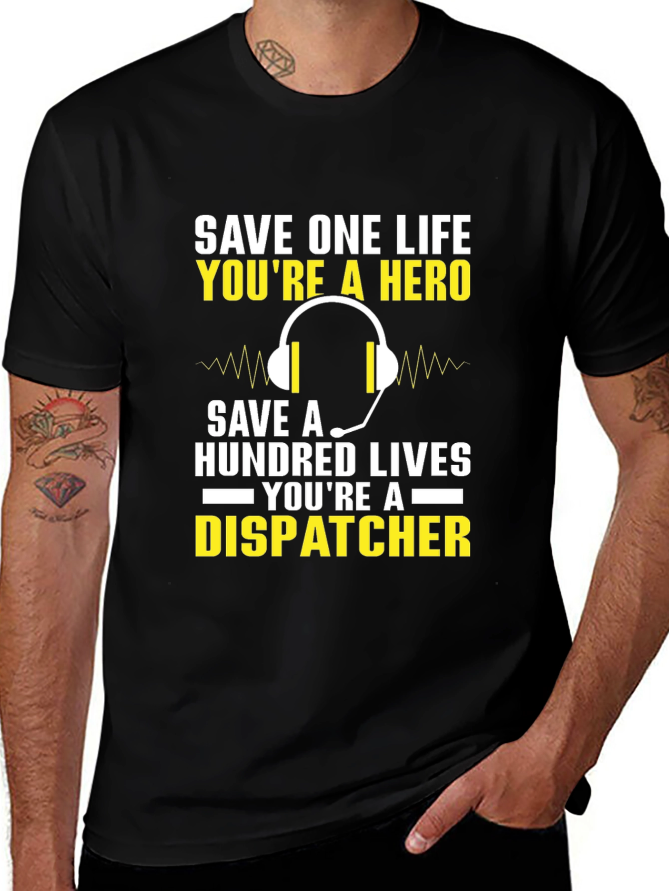 Dispatcher Hero T-Shirt - Save Lives
