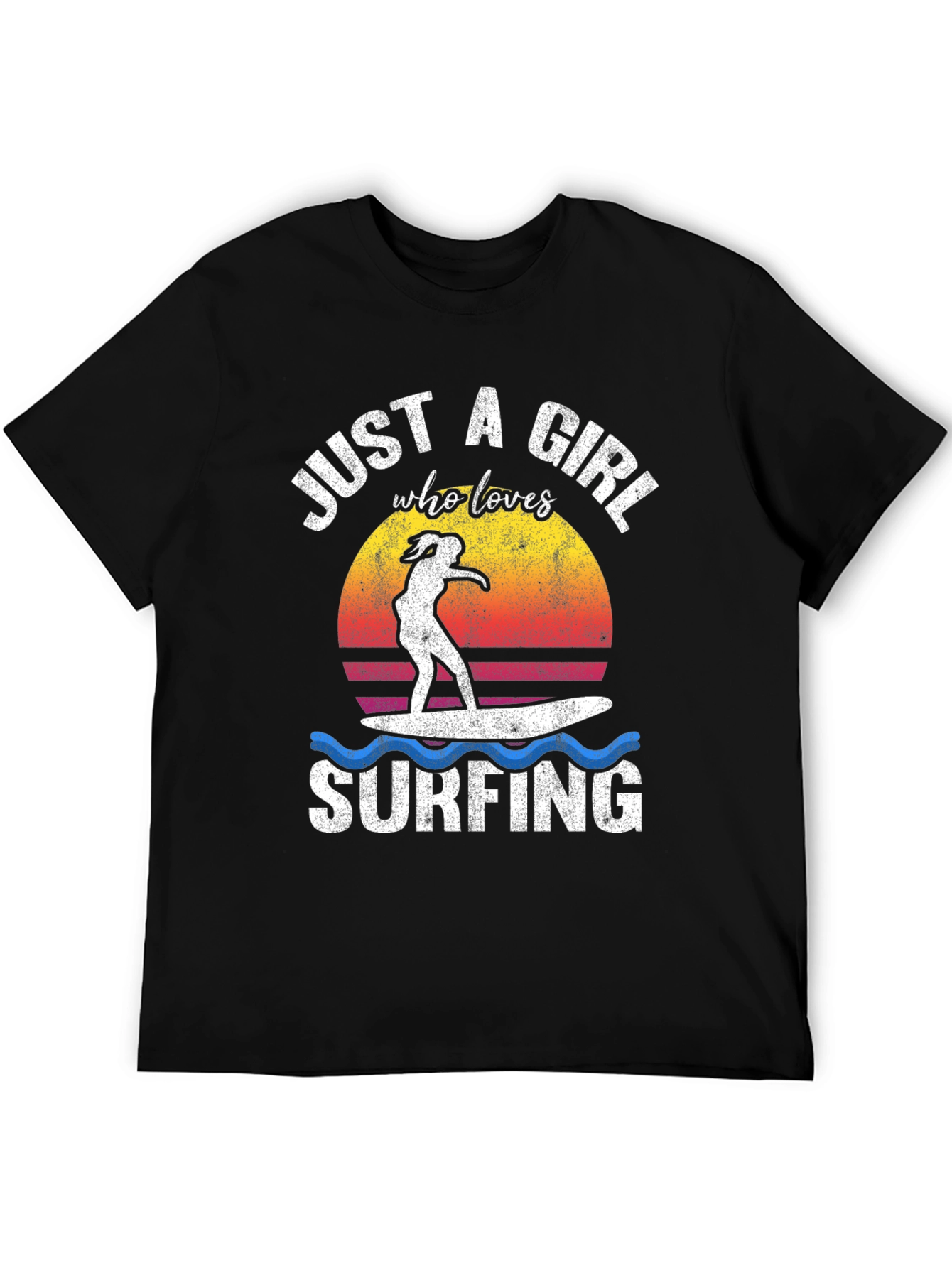Just a Girl Who Loves Surfing T-Shirt