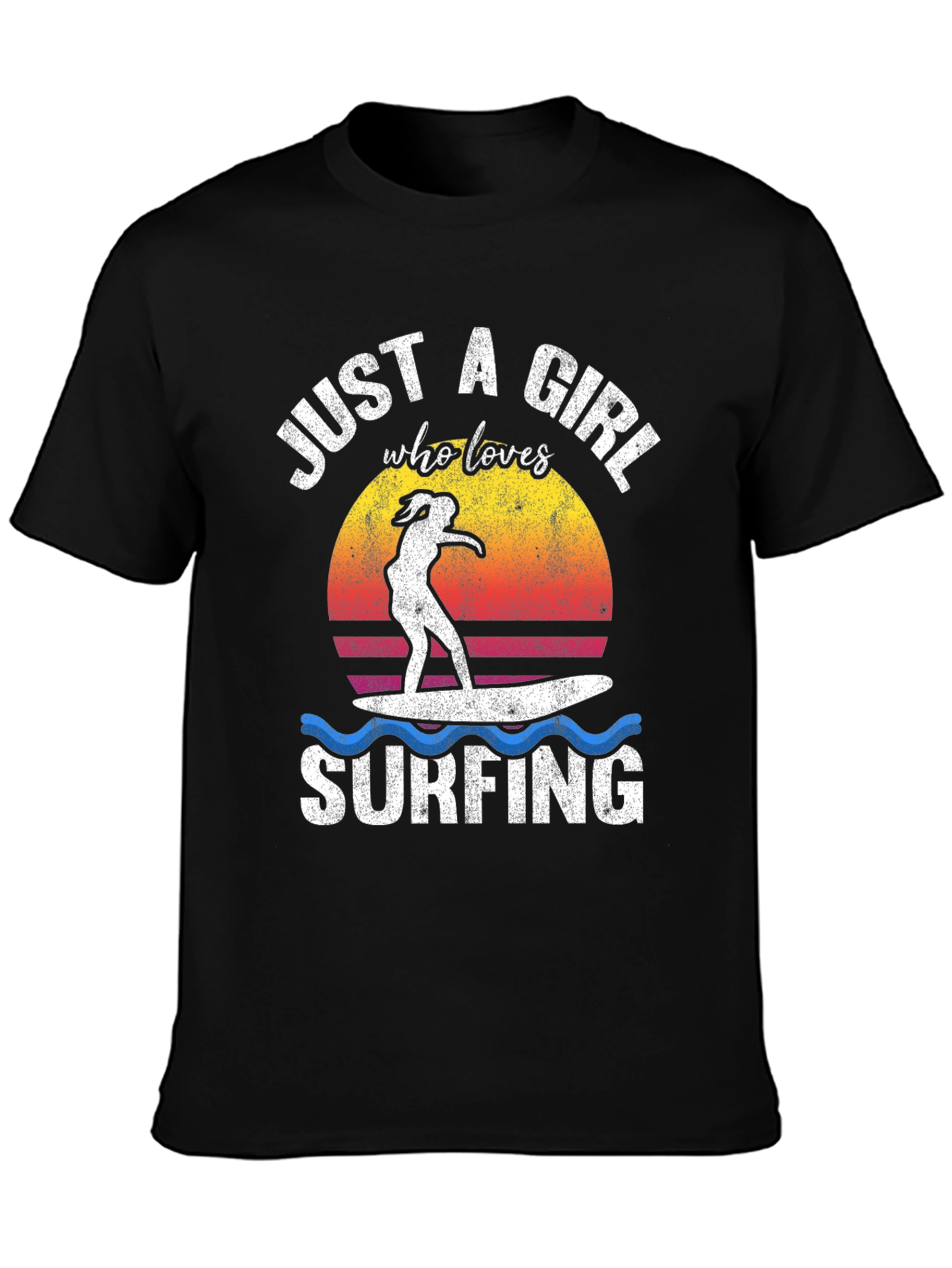 Just a Girl Who Loves Surfing T-Shirt