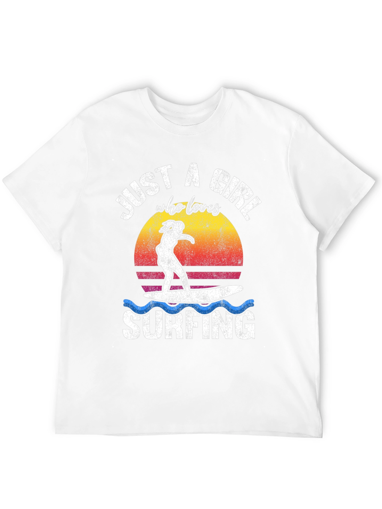 Just a Girl Who Loves Surfing T-Shirt