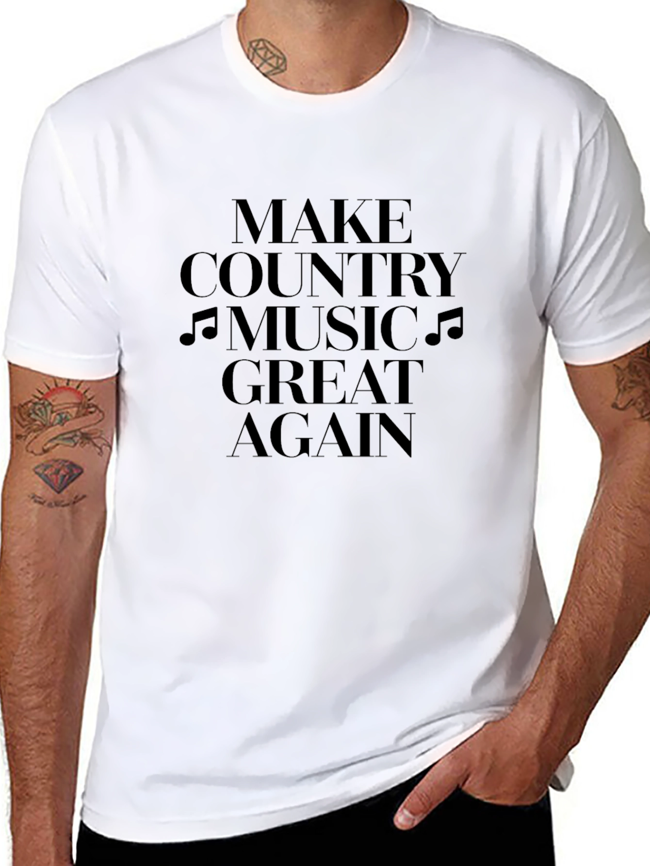Make Country Music Great Again Graphic T-Shirt