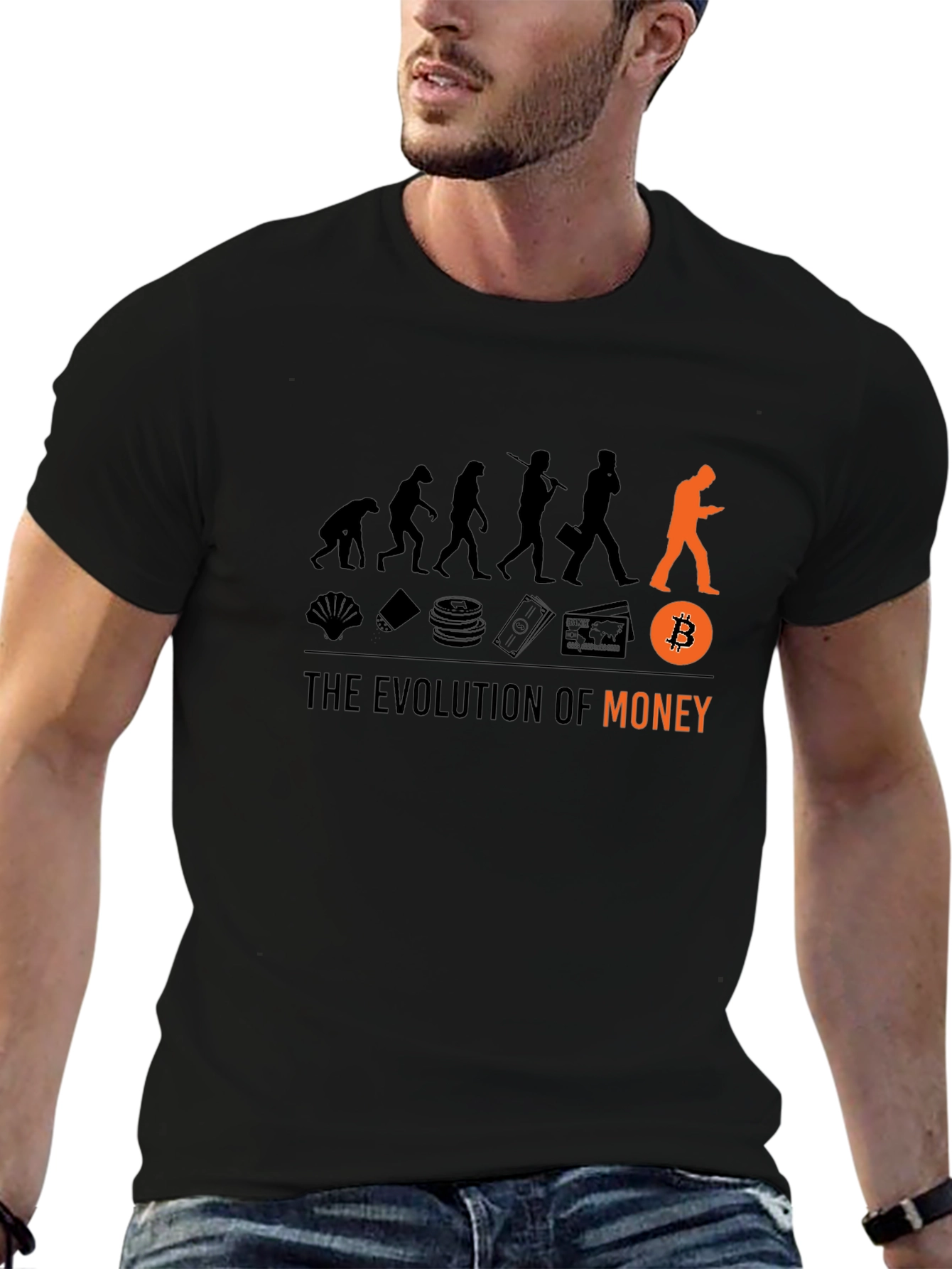 Bitcoin Evolution T-Shirt - Crypto Currency Tee