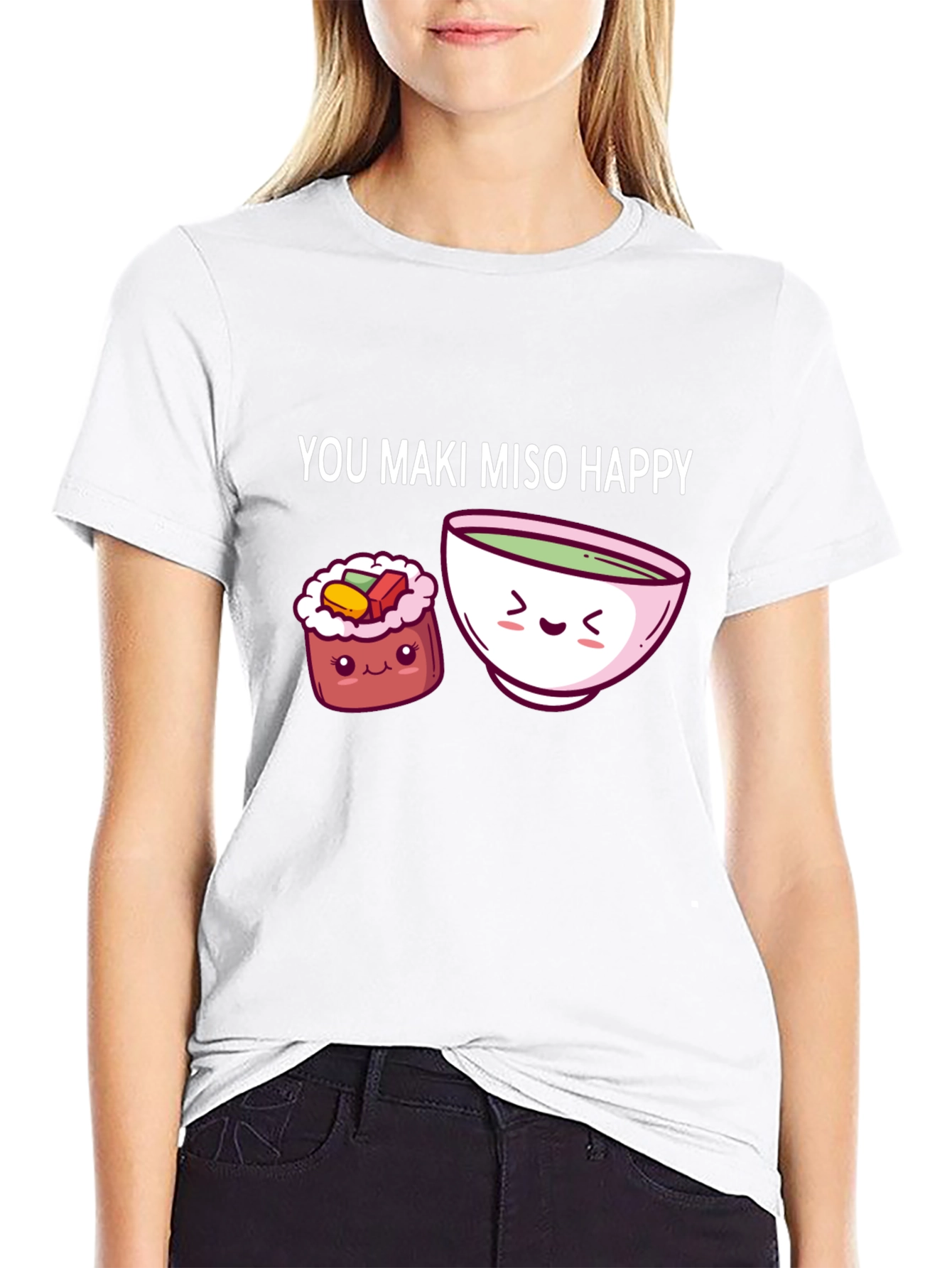 You Maki Miso Happy Graphic T-Shirt