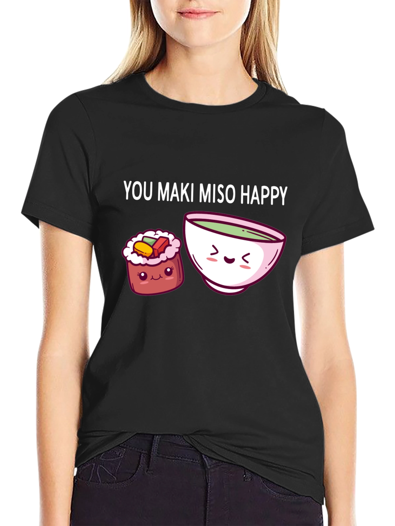 You Maki Miso Happy Graphic T-Shirt