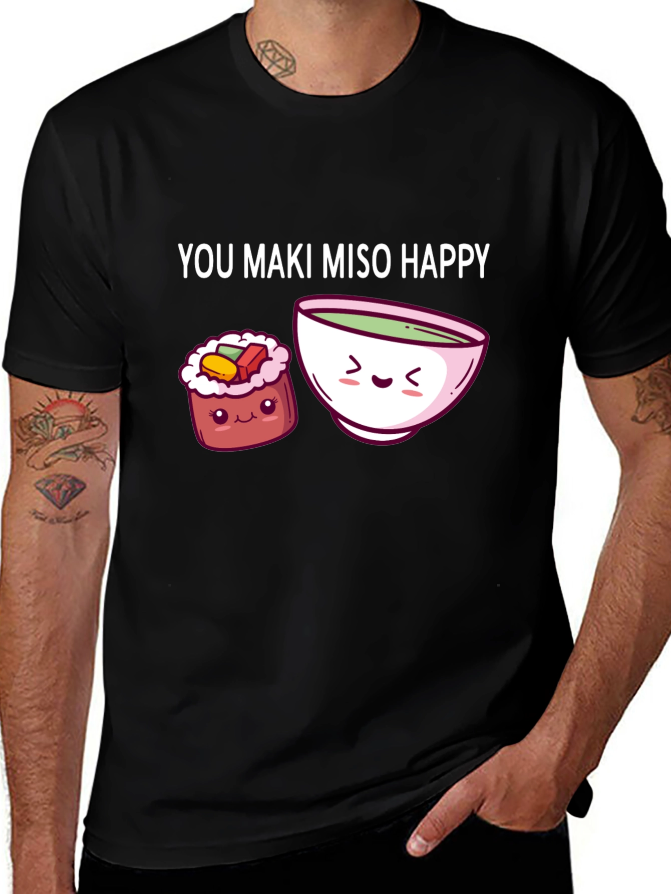 You Maki Miso Happy Graphic T-Shirt