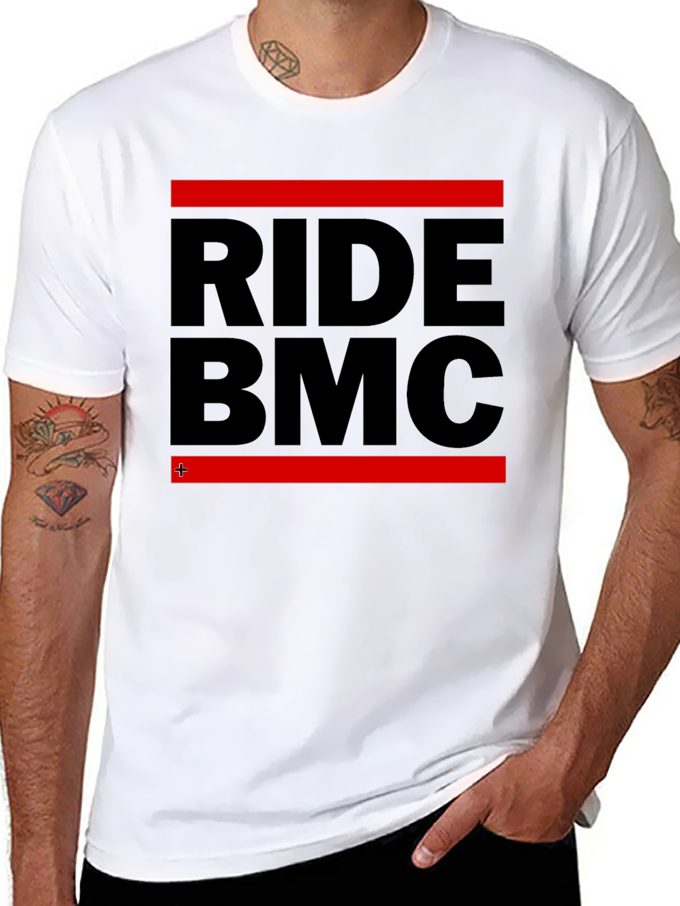 Ride BMC Graphic Tee - Black Cotton T-Shirt