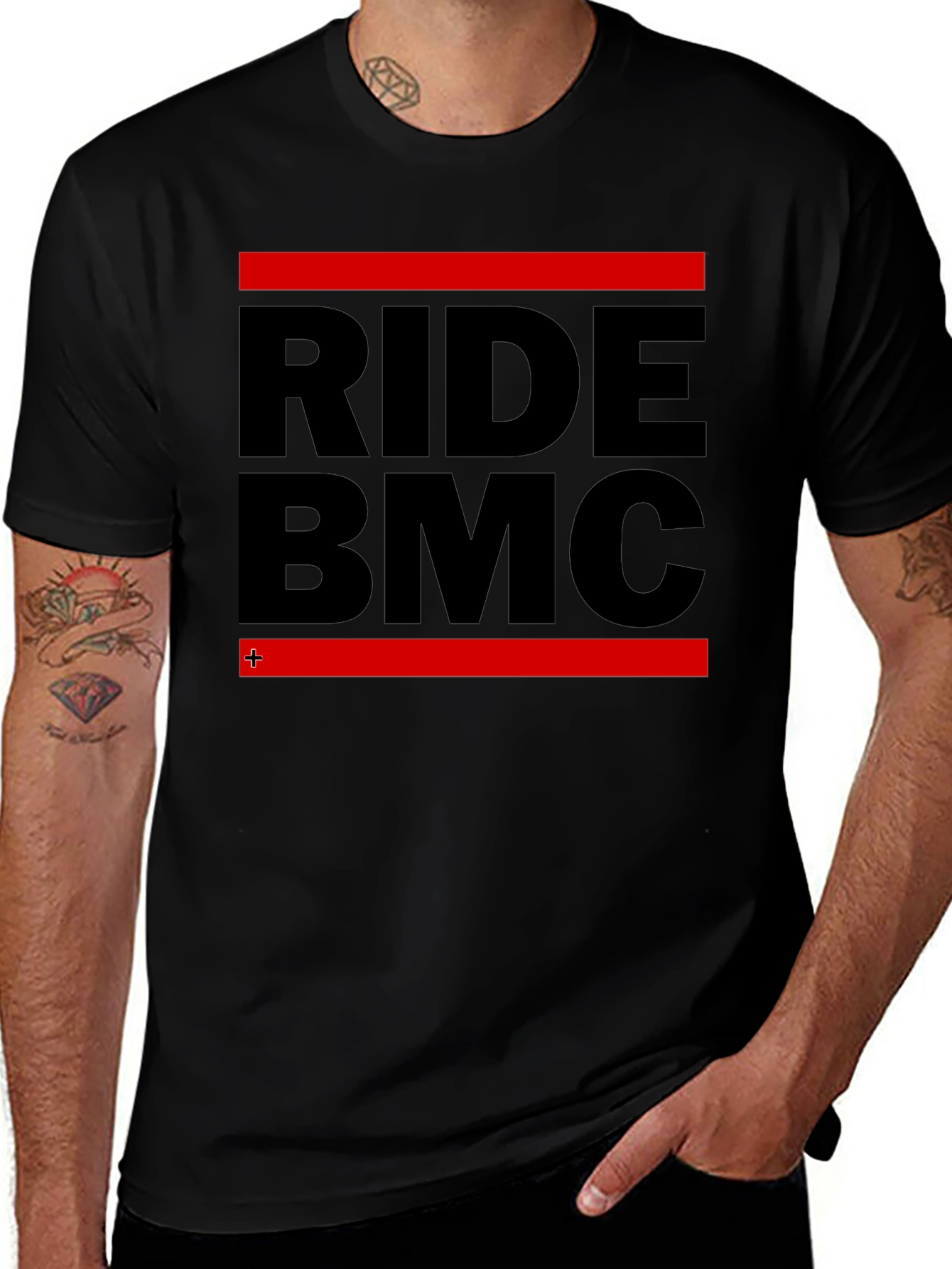 Ride BMC Graphic Tee - Black Cotton T-Shirt