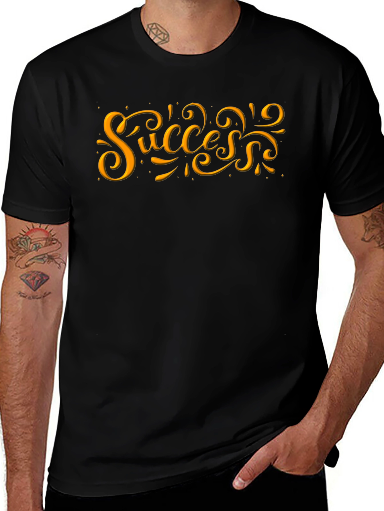 Success Graphic Tee - Motivational Mens T-Shirt