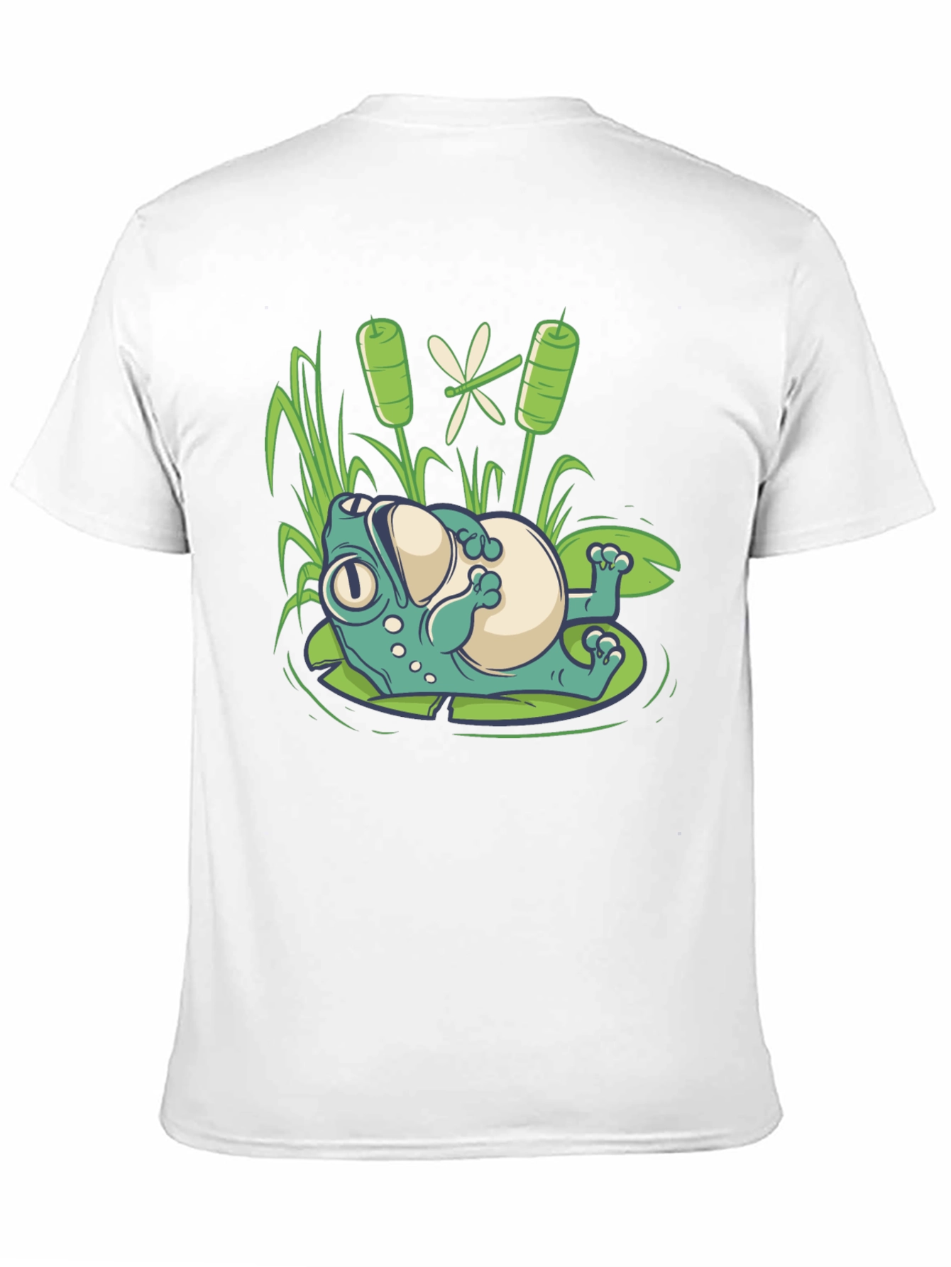 Relaxed Frog T-Shirt - Lily Pad Lounger