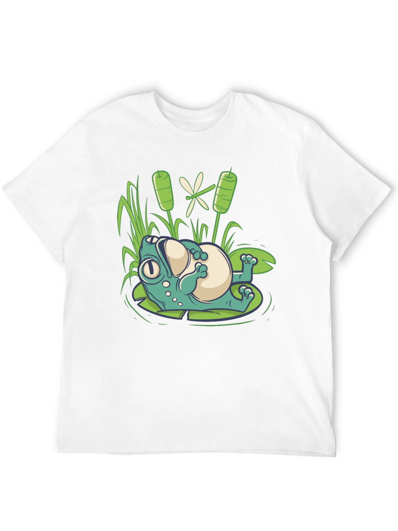 Relaxed Frog T-Shirt - Lily Pad Lounger