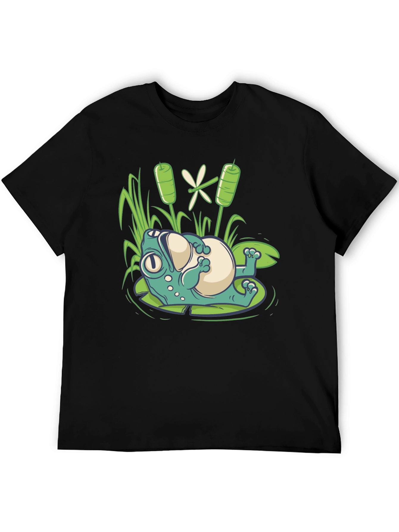 Relaxed Frog T-Shirt - Lily Pad Lounger
