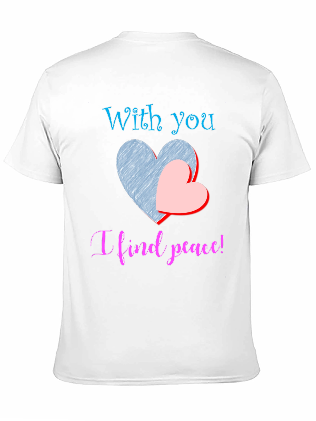 With You I Find Peace Black T-Shirt