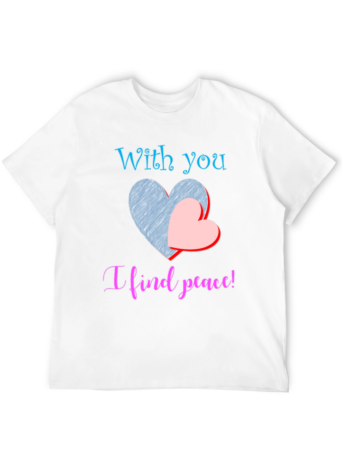 With You I Find Peace Black T-Shirt