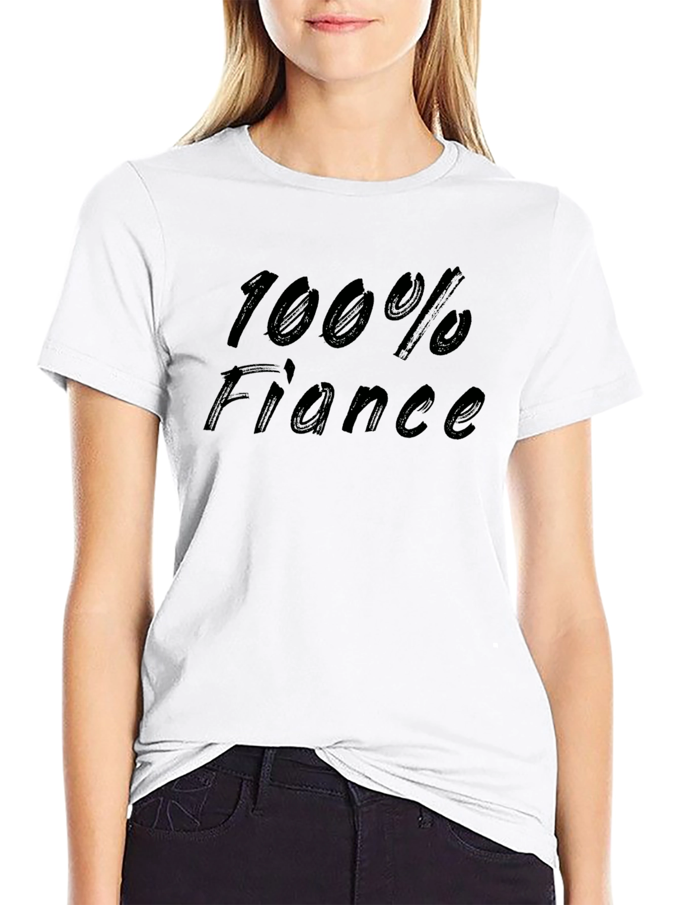 100% Fiance T-Shirt - Groom to Be Novelty Tee