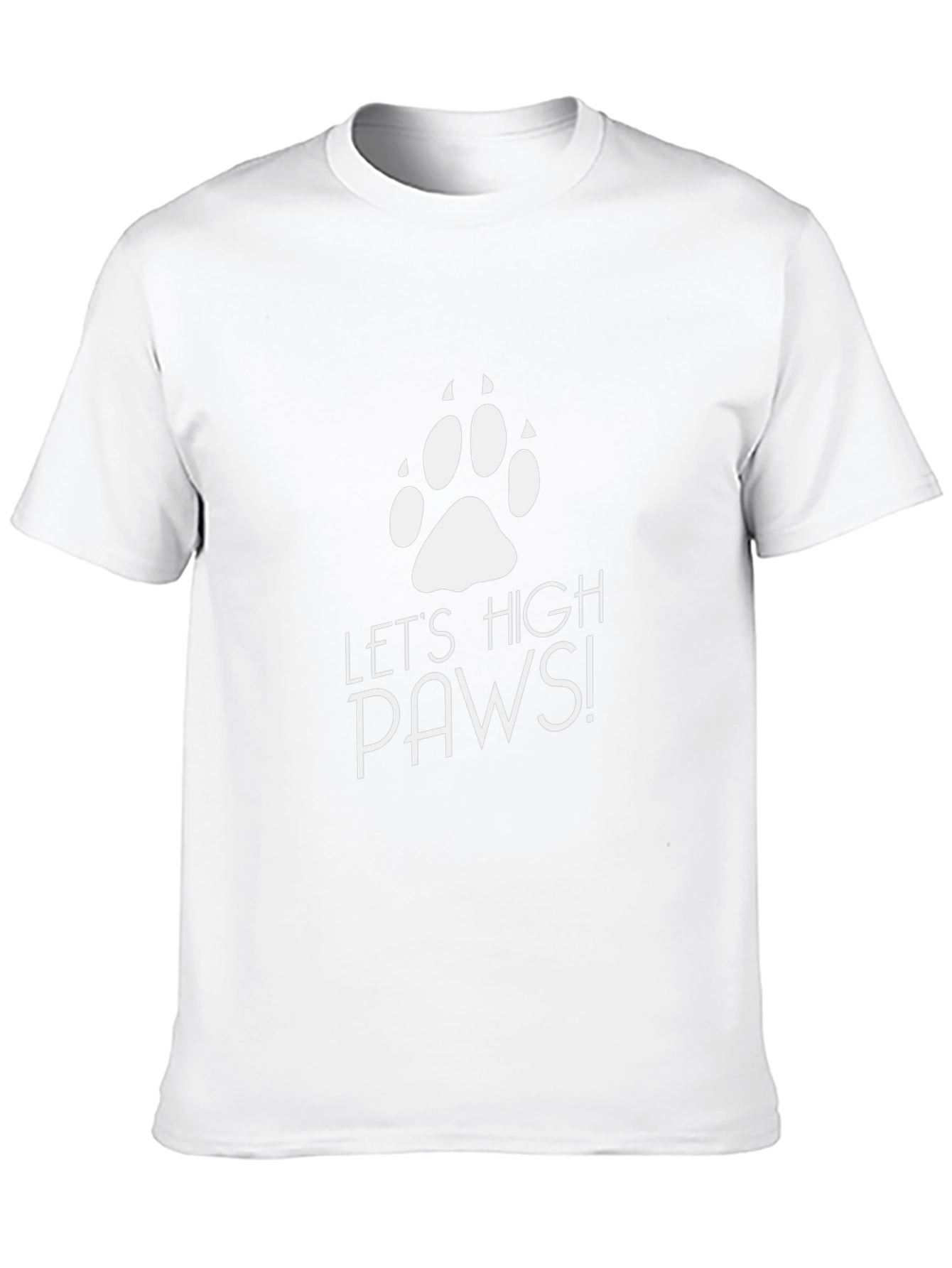 Lets High Paws Black T-Shirt