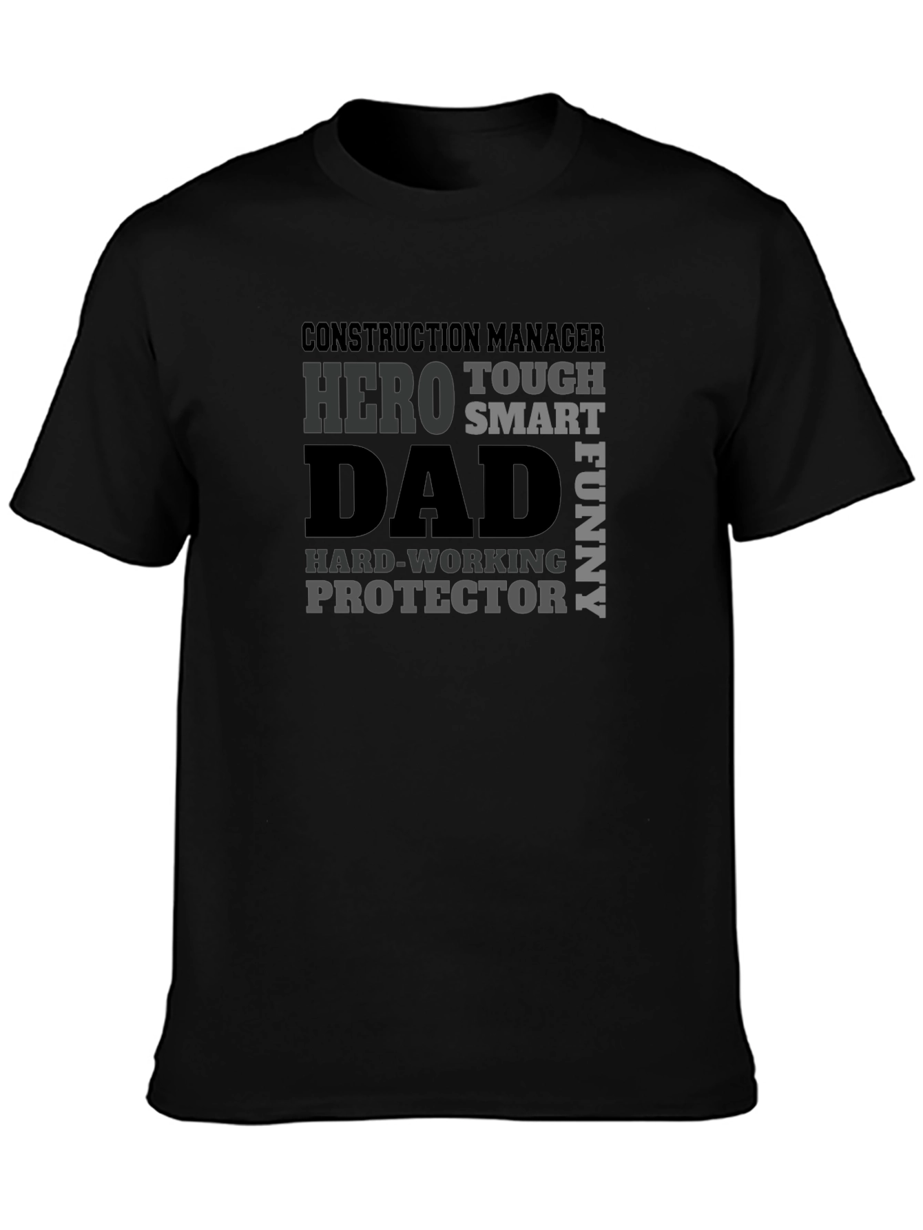 Construction Manager Dad T-Shirt