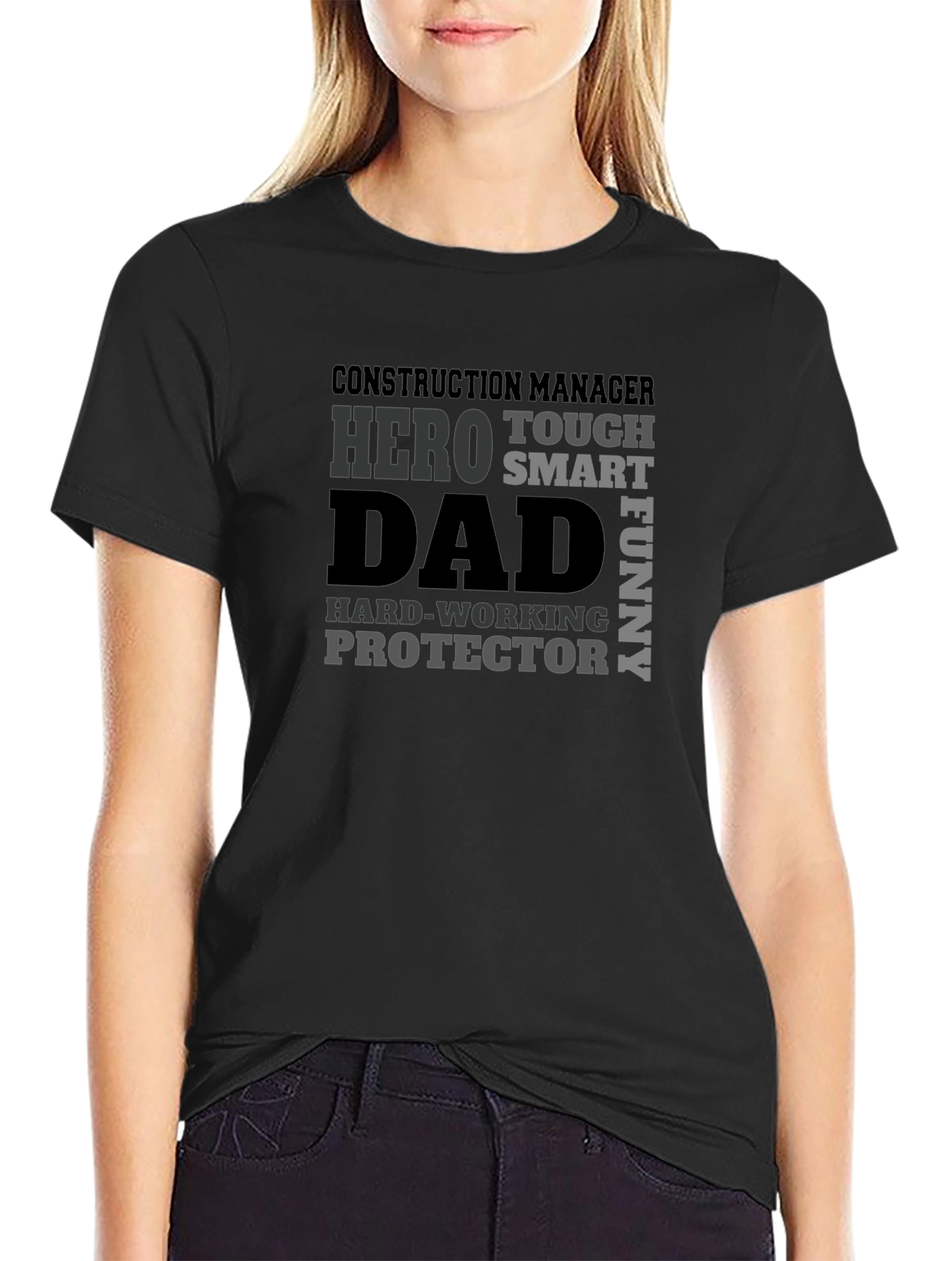 Construction Manager Dad T-Shirt