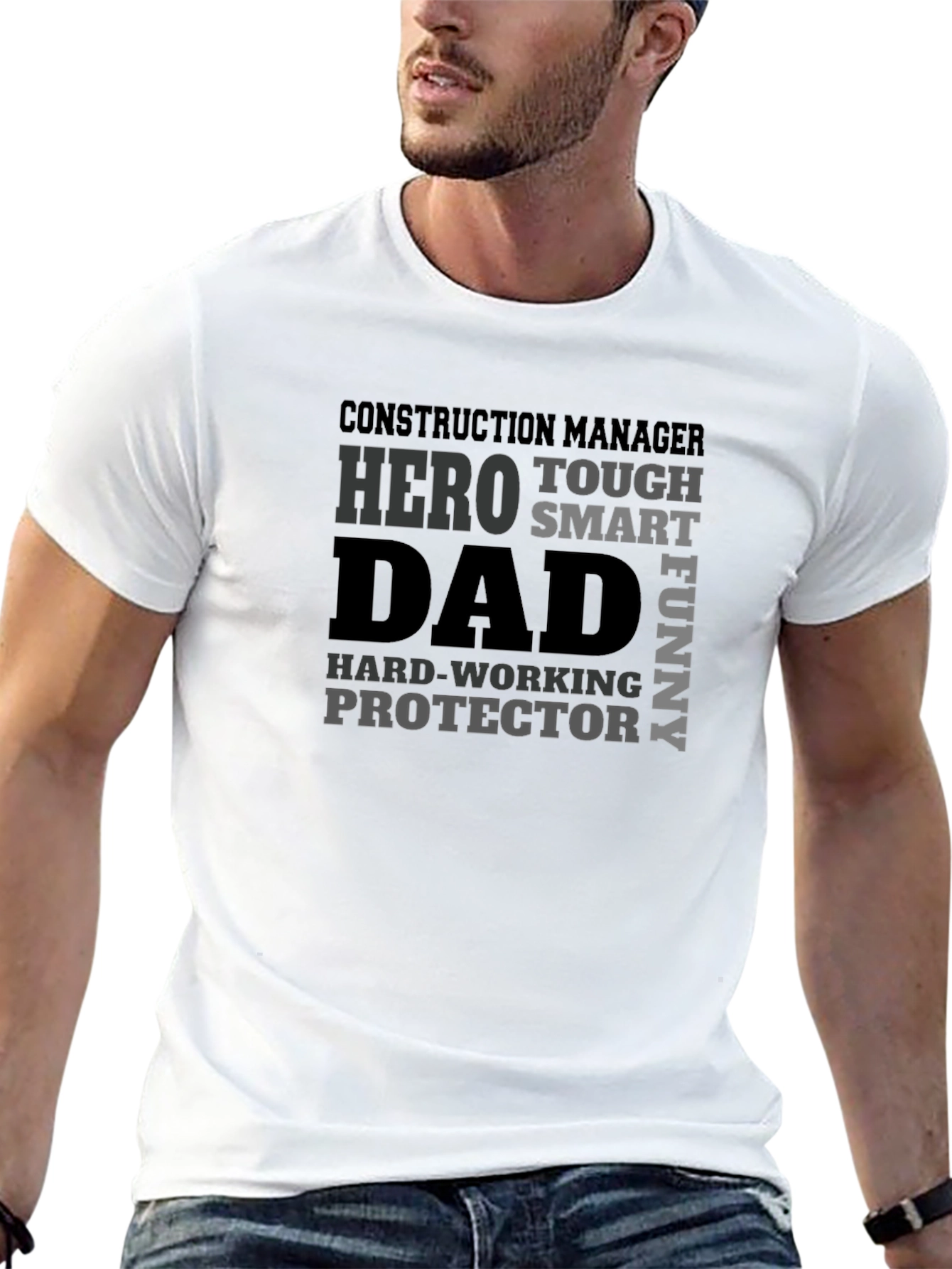 Construction Manager Dad T-Shirt